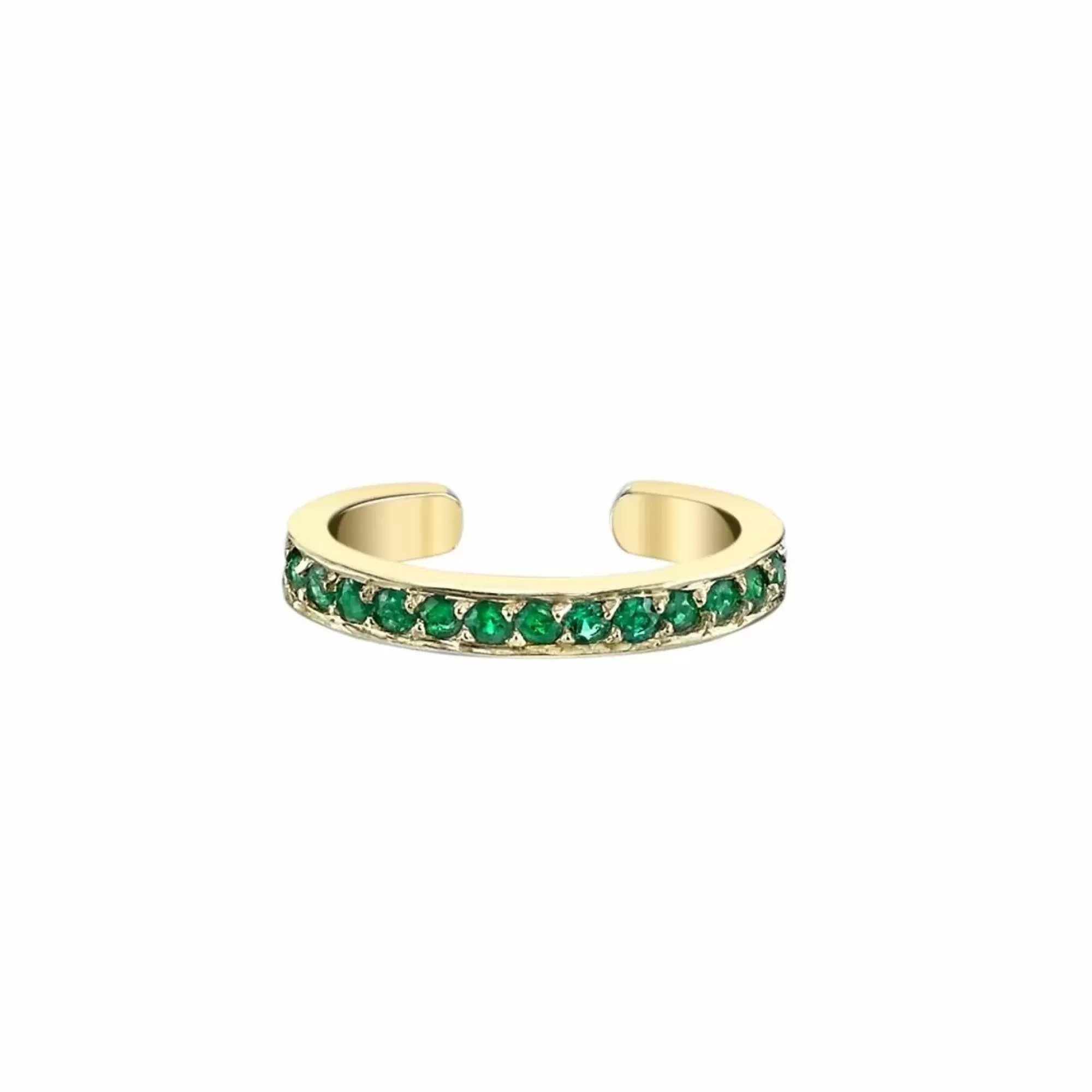 Anita Ko 18K Yellow Gold Emerald Ear Cuff Sale