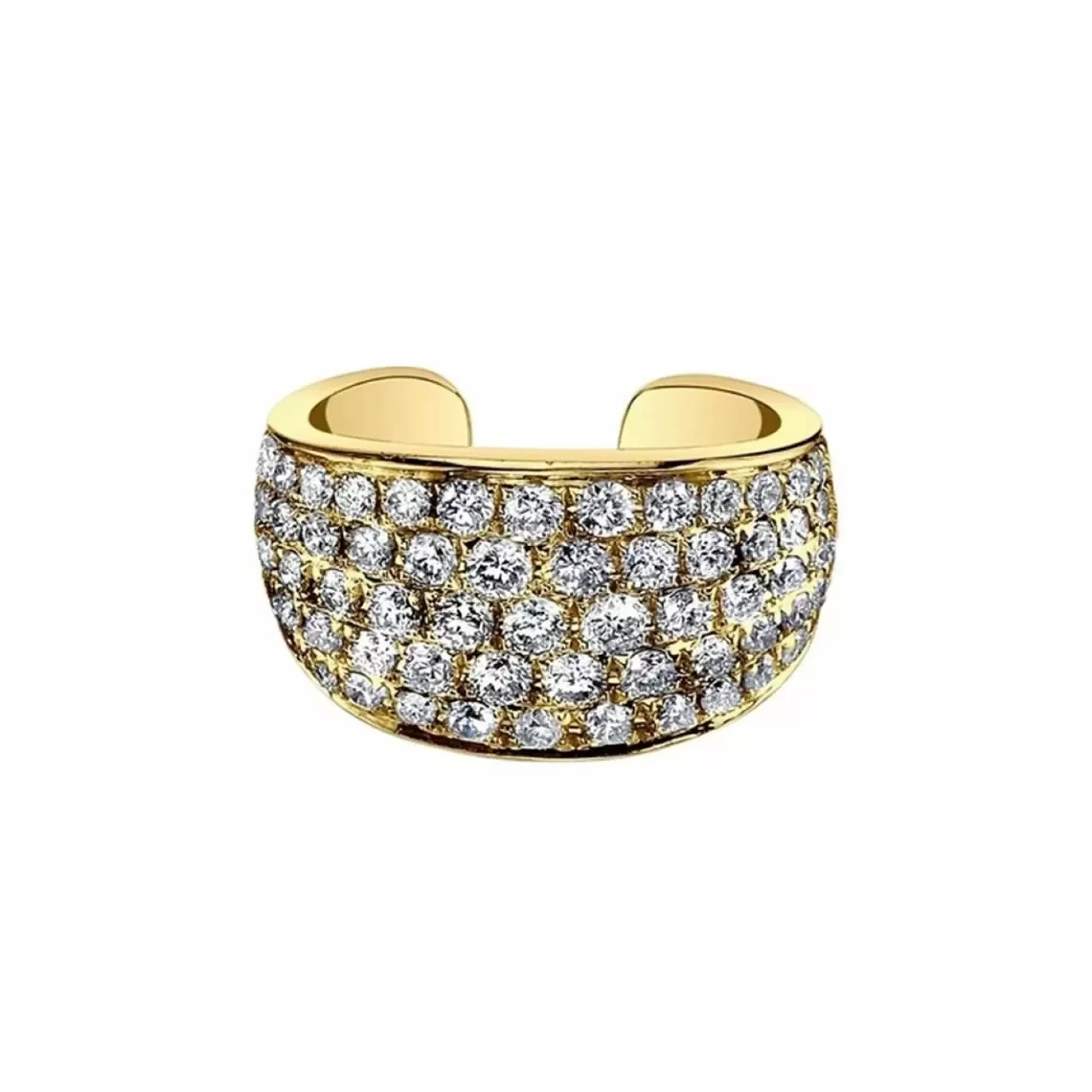 Anita Ko 18K Yellow Gold Pave Diamond Galaxy Ear Cuff Hot