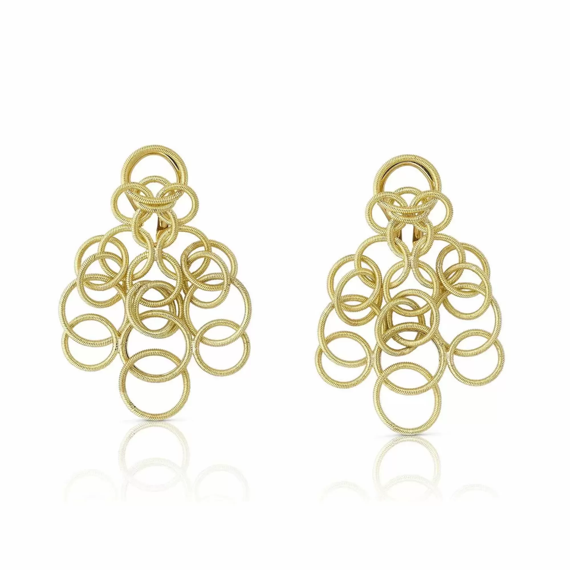 Buccellati Hawaii 18K Yellow Gold Pendant Earrings Online