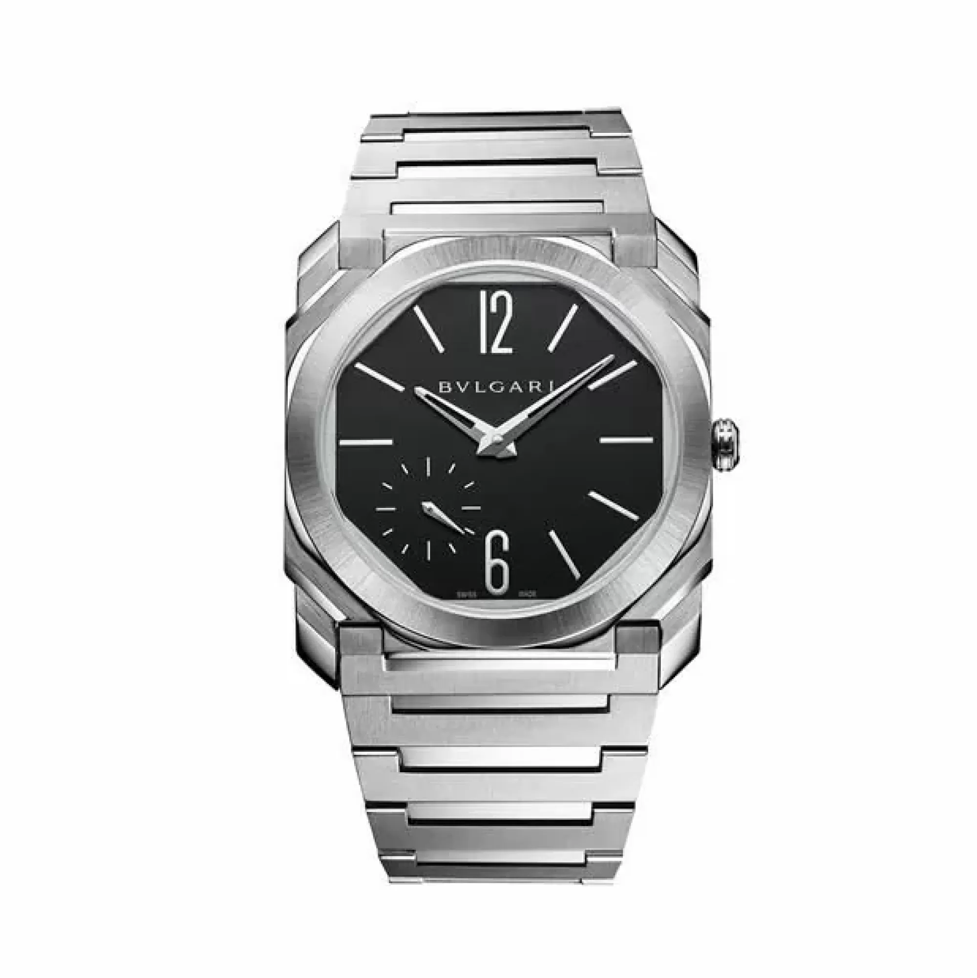 Bvlgari Octo Finissimo Stainless Steel Black Dial 40Mm Automatic Fashion