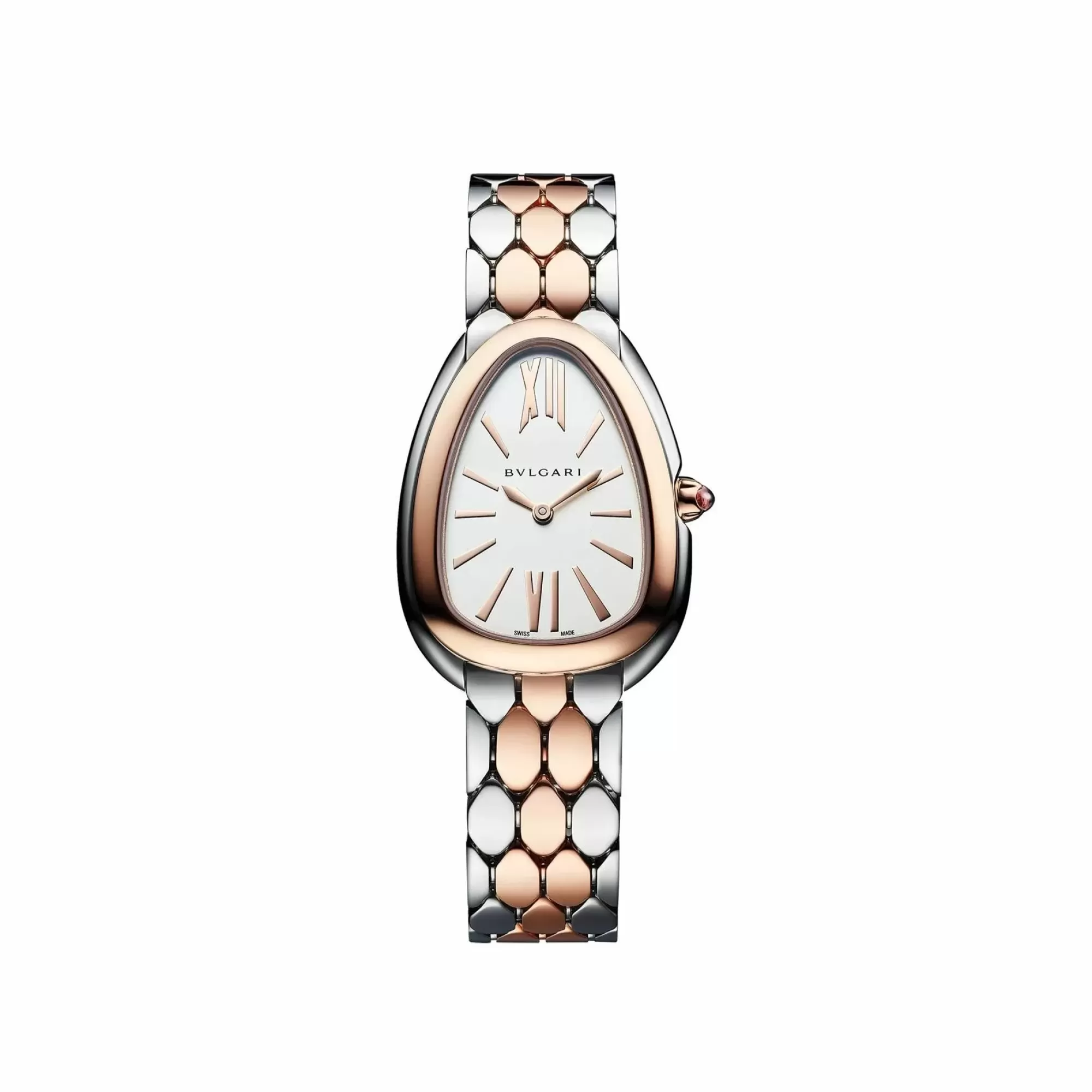 Bvlgari Serpenti Seduttori 18K Rose Gold And Steel 33Mm Watch Outlet