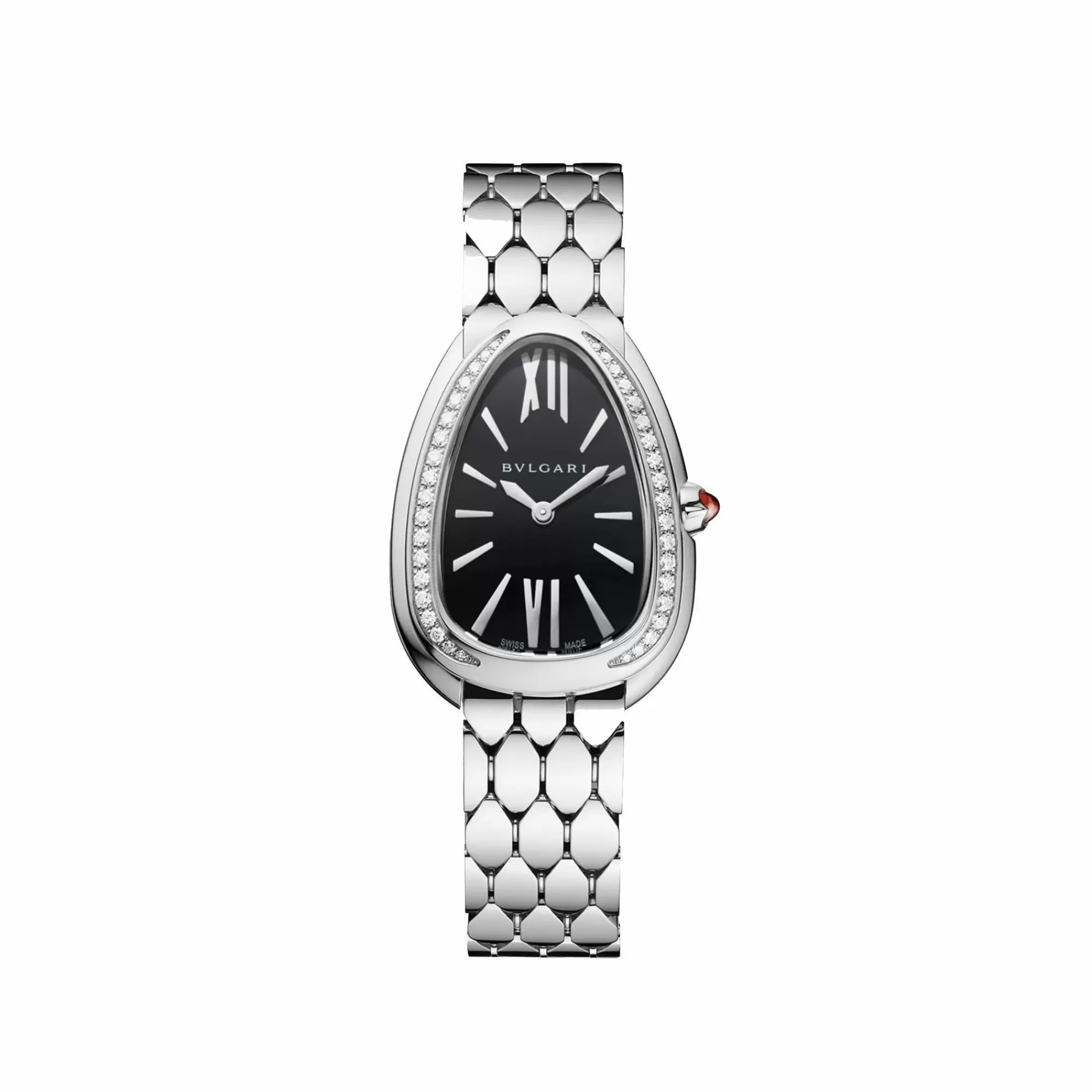 Bvlgari Serpenti Seduttori Stainless Steel 33Mm Diamond Ladies Watch Sale