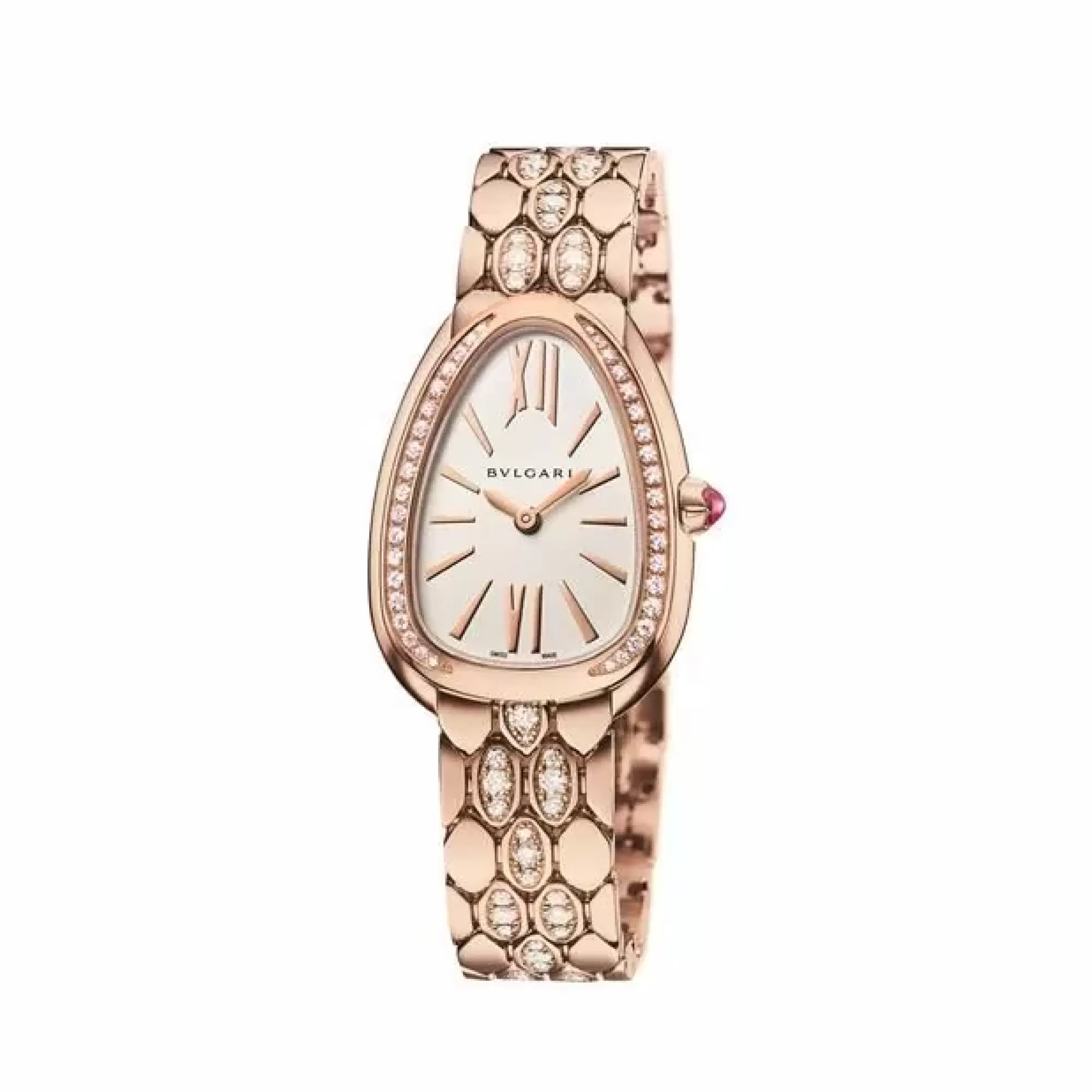 Bvlgari Serpenti Sudettori 18K Rose Gold And Diamonds Flash Sale