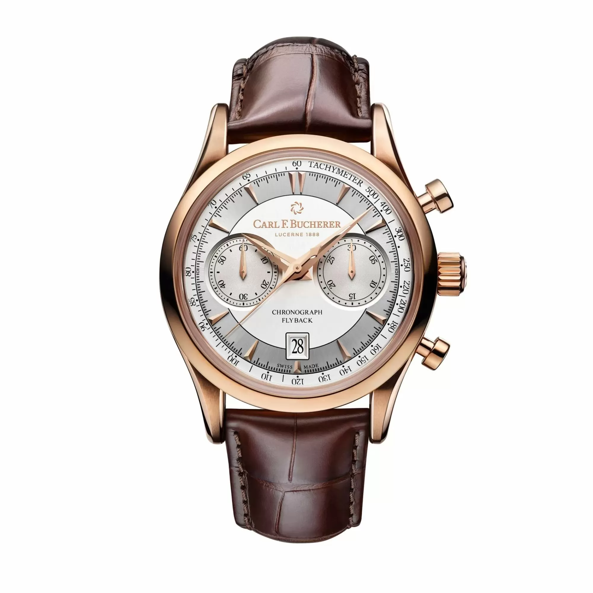 Carl F. Bucherer Manero Rose Gold Flyback Cheap