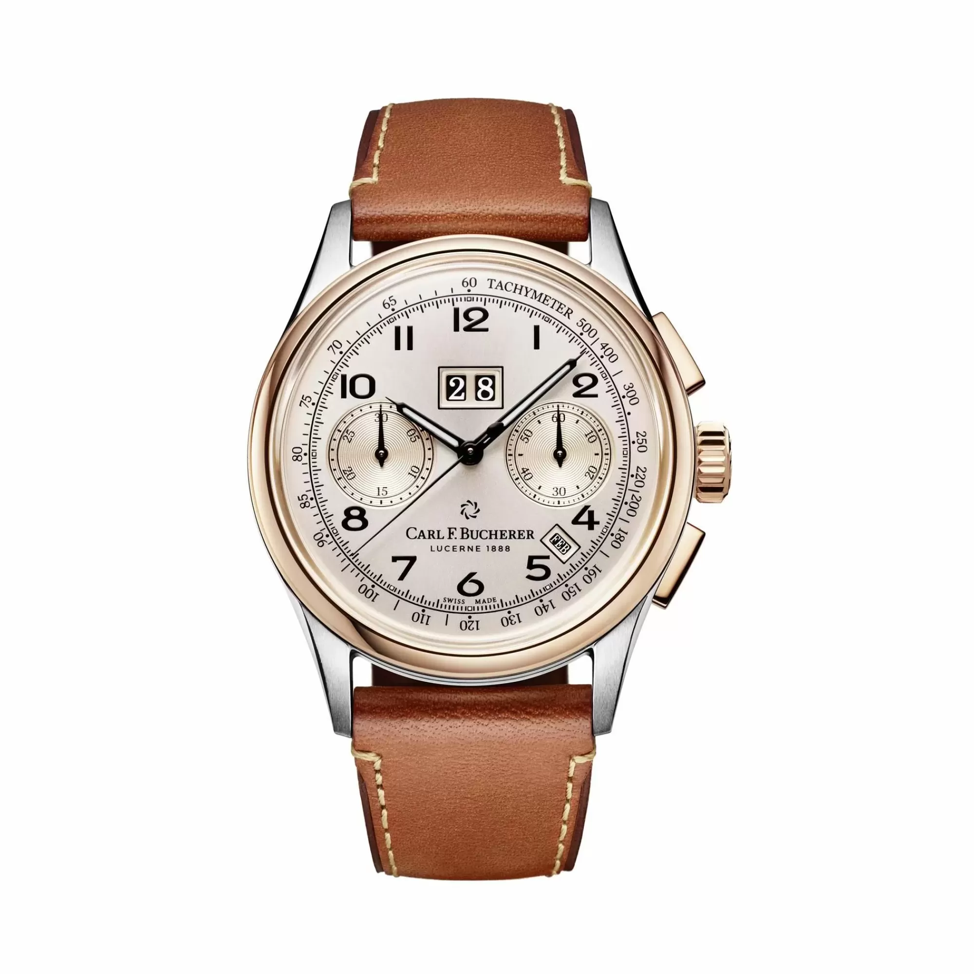 Carl F. Bucherer Two Tone Heritage Bicompax Annual Flash Sale