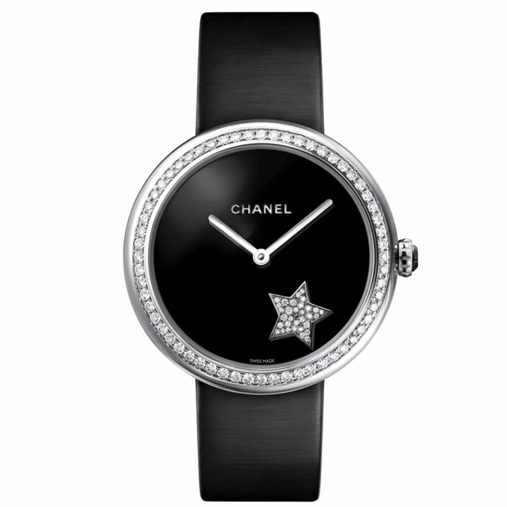 Chanel Mademoiselle Prive 18K Diamond Watch 37.5Mm Fashion