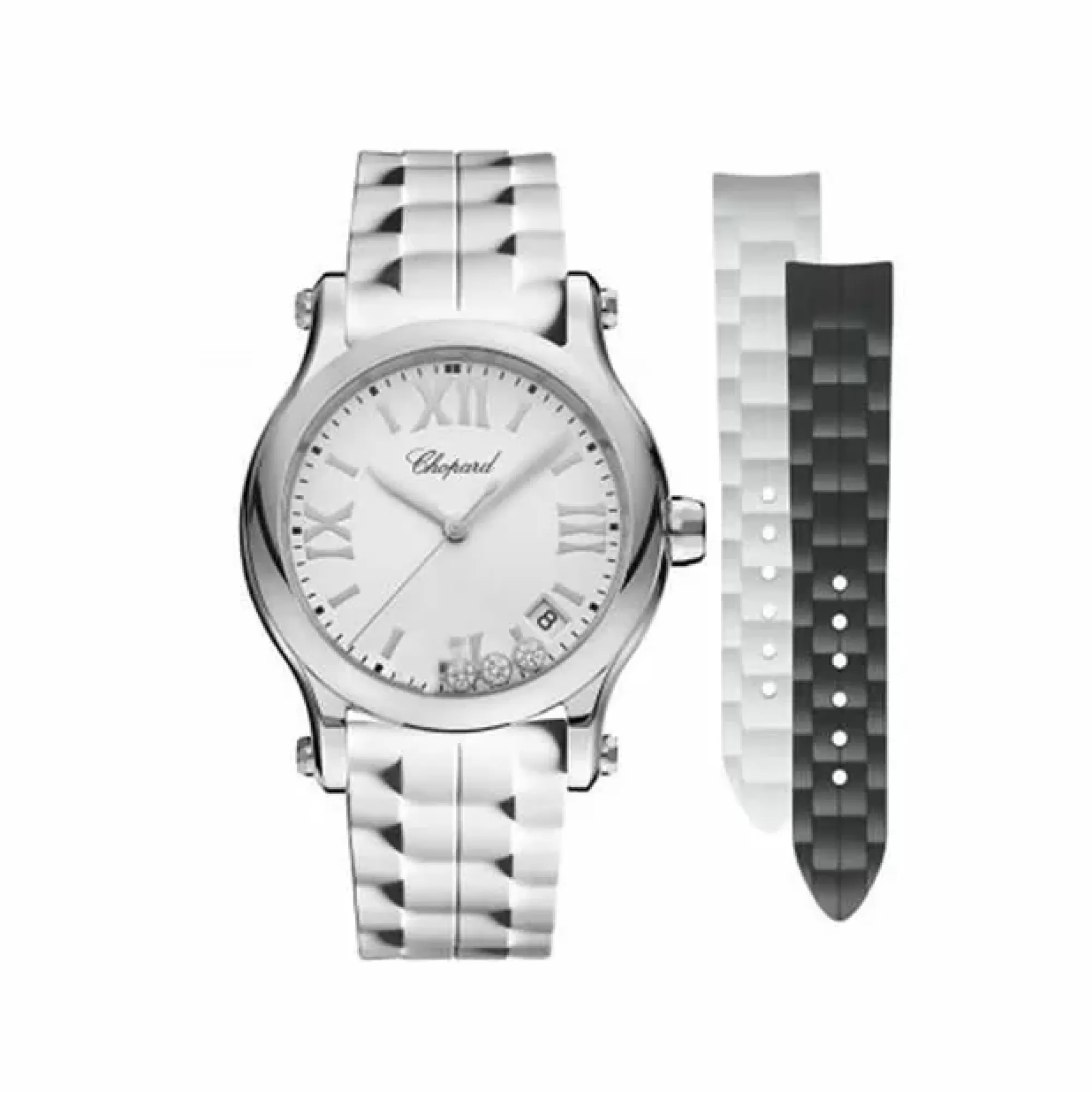 Chopard Happy Sport 36Mm Stainless Steel And Diamonds Cheap