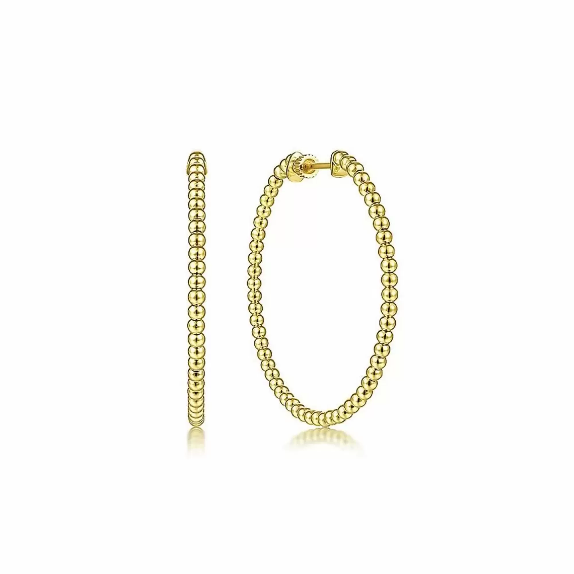 Gabriel & Co Bujukan 14K Yellow Gold 50Mm Classic Hoop Earrings Cheap