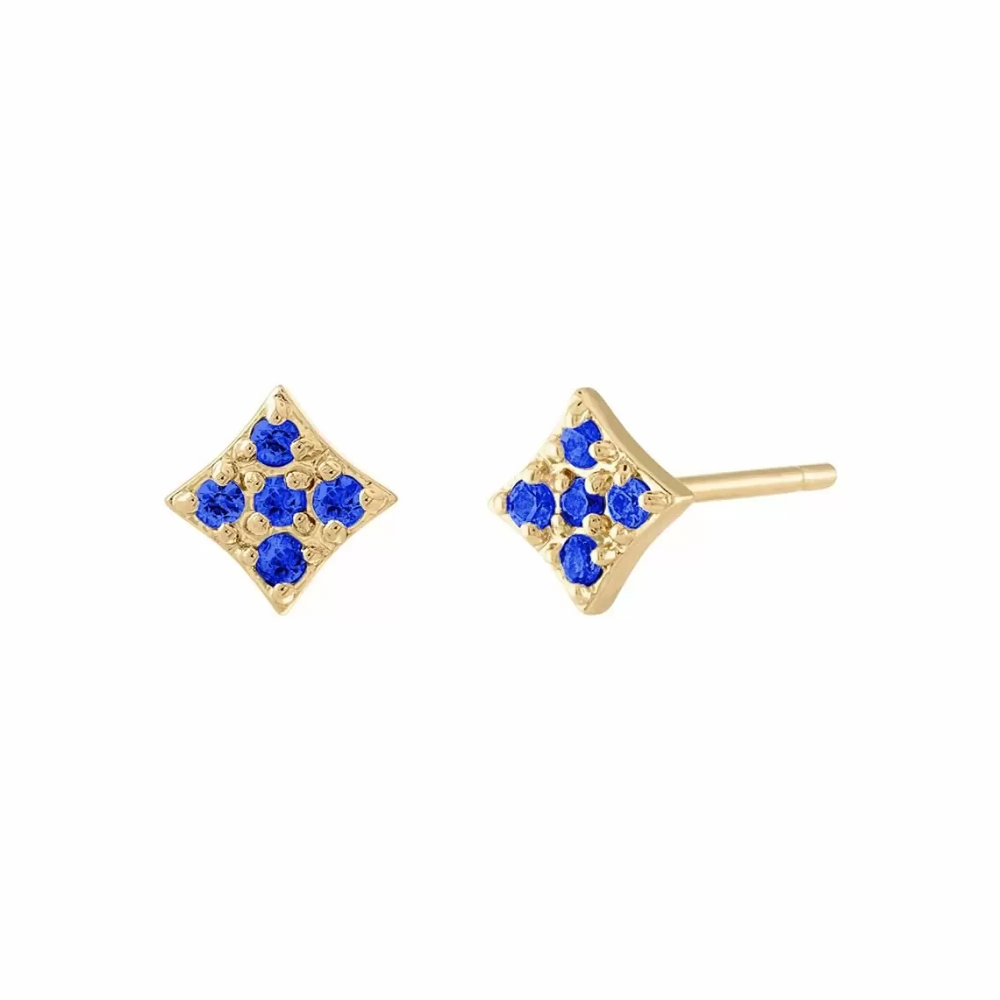 Gigi Ferranti Essentials 14K Yellow Gold Blue Sapphire Stud Earrings Best Sale