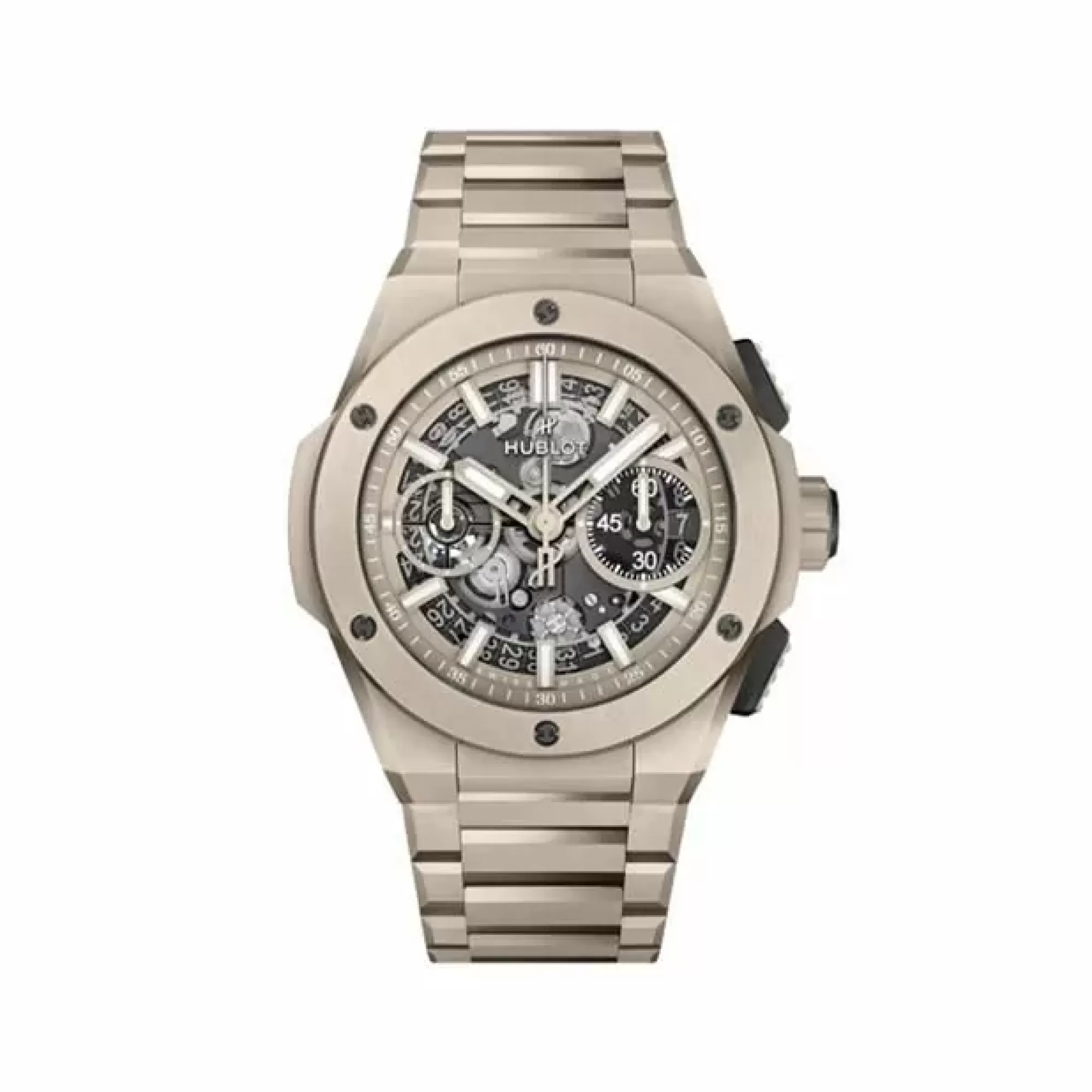 Hublot Big Bang Integrated Beige Ceramic. New