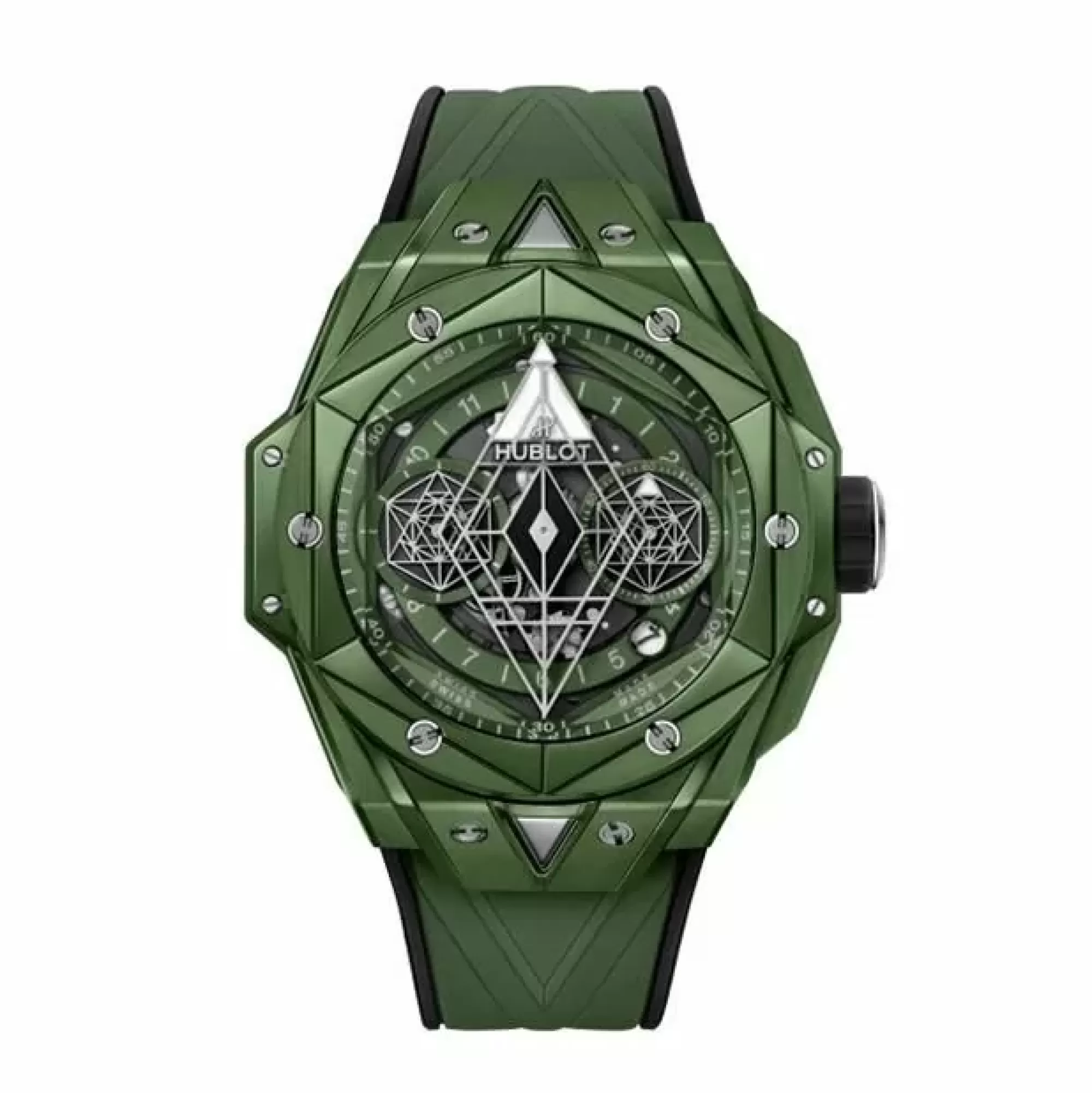 Hublot Big Bang Sang Bleu Ii Green Ceramic Fashion