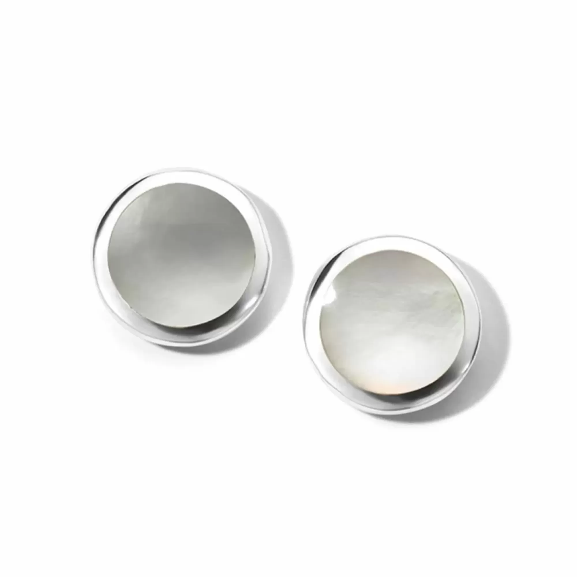Ippolita Rock Candy Sterling Silver Mother Of Pearl Flat Stud Earrings Cheap