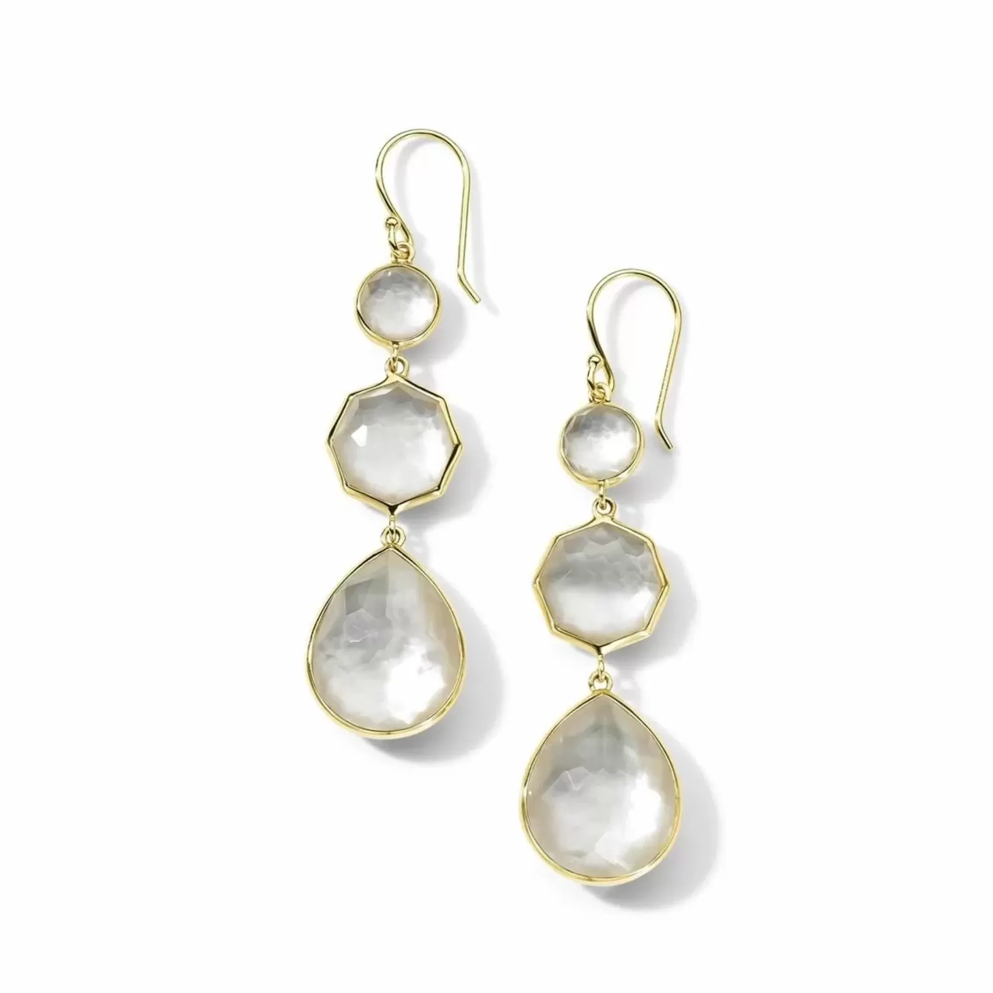 Ippolita Rock Candy Yellow Gold Crazy 8's Earrings Cheap