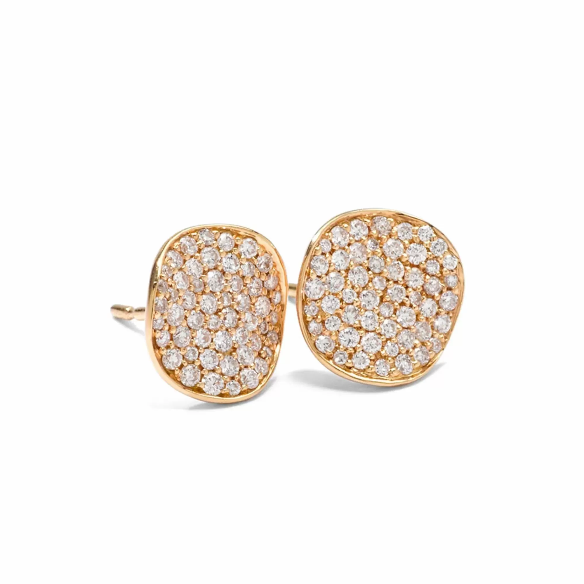 Ippolita Stardust 18K Diamond Flower Stud Earrings Clearance