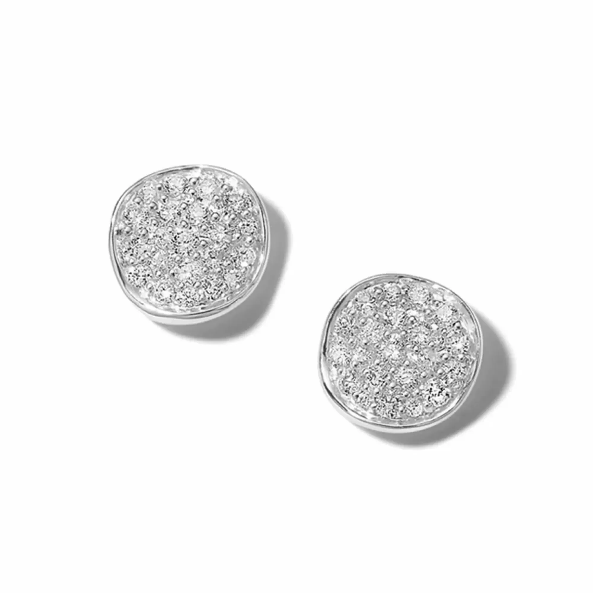 Ippolita Stardust Sterling Silver Mini Flower Diamond Stud Earrings Sale