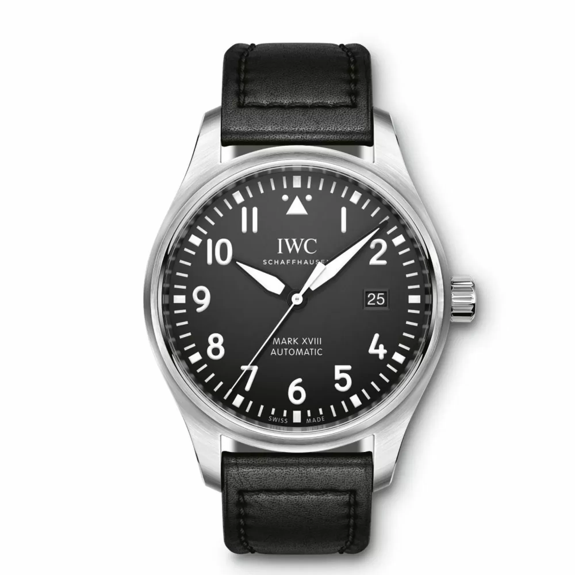 IWC Schaffhausen Pilot's Watch Mark Xviii Black Dial New