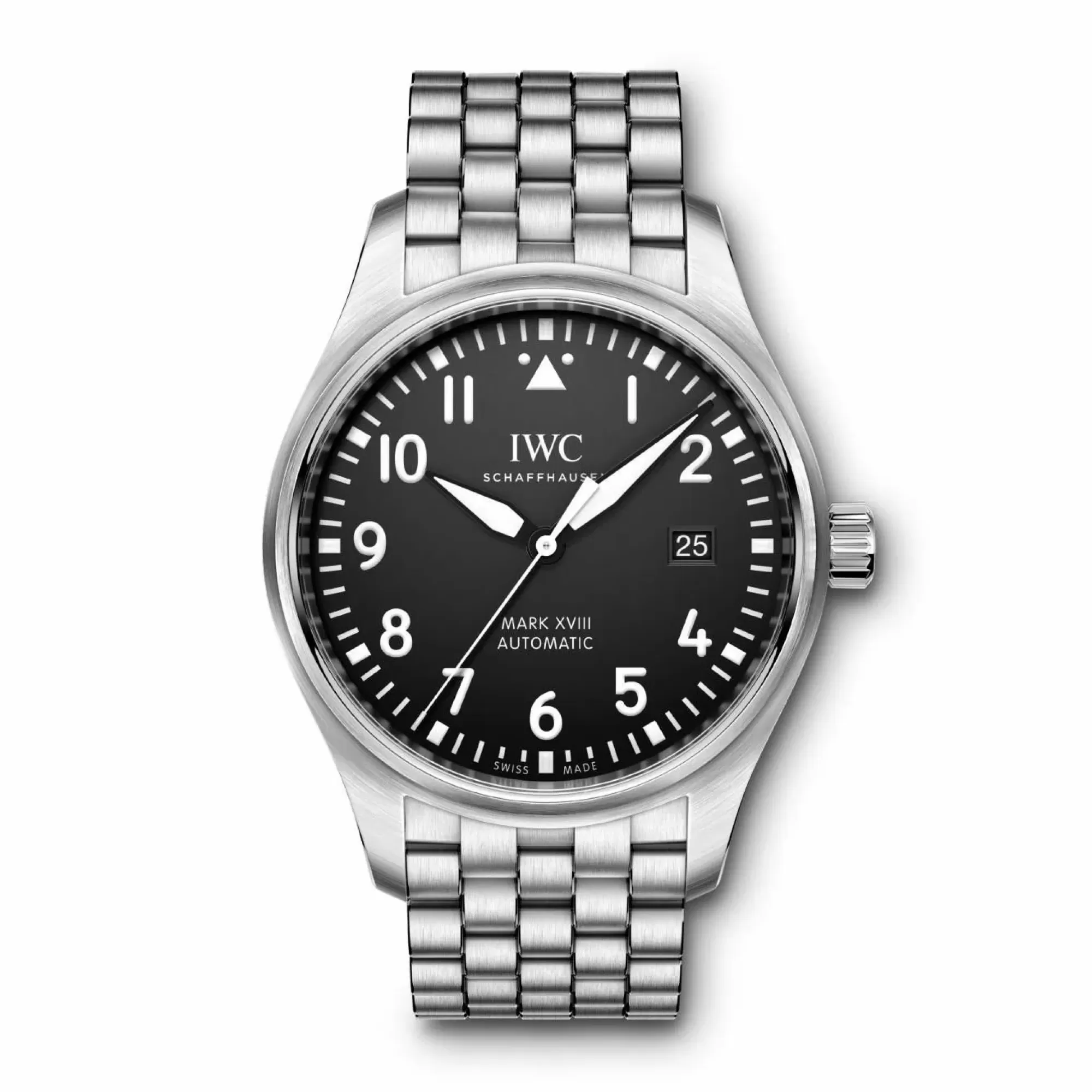 IWC Schaffhausen Pilot's Watch Mark Xviii Stainless Steel Fashion