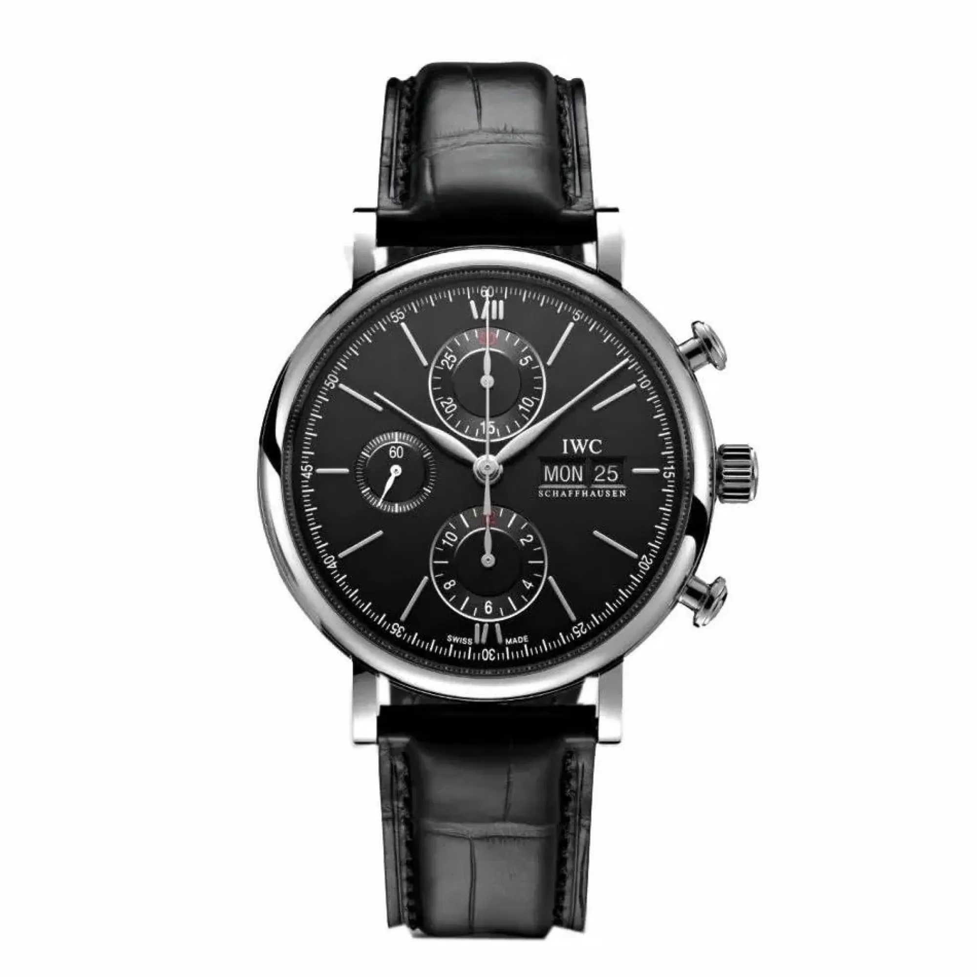 IWC Schaffhausen Portofino Chronograph Steel Black 42Mm Store