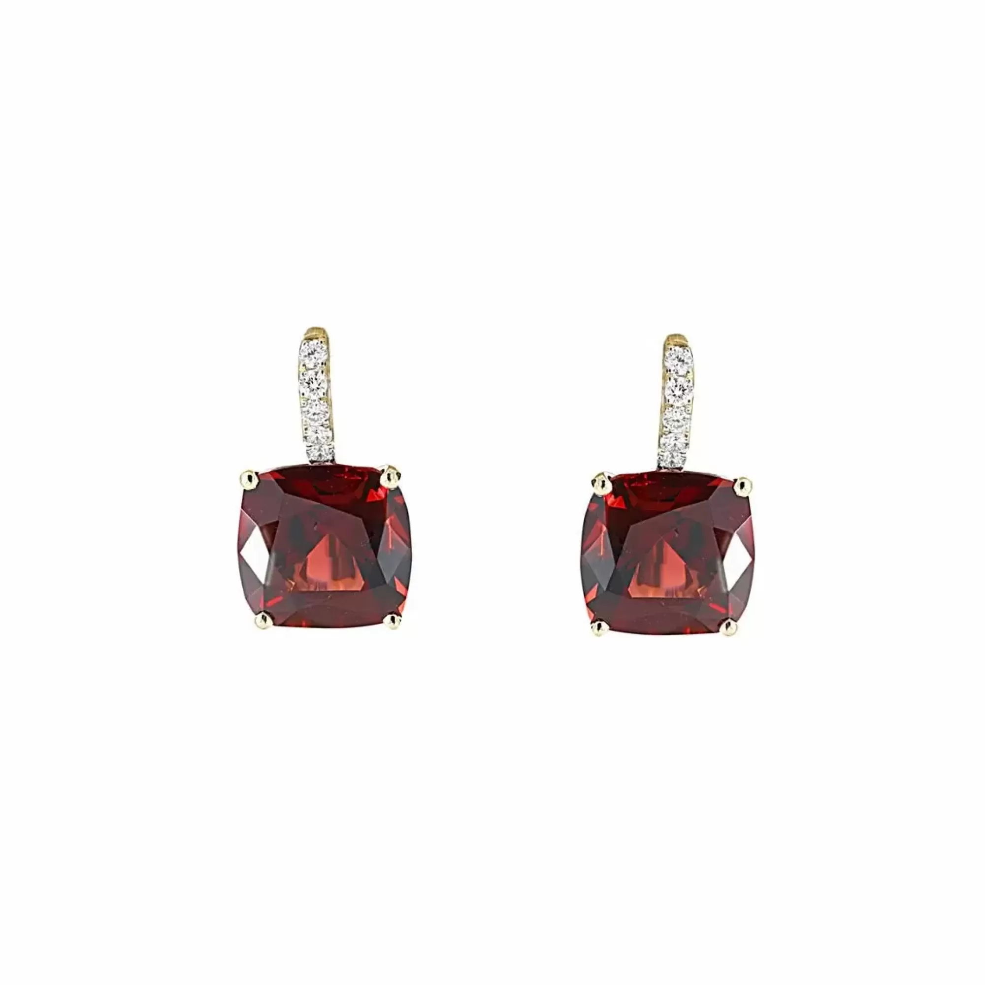 Jane Taylor 14K Diamond And Garnet Drop Earrings Store