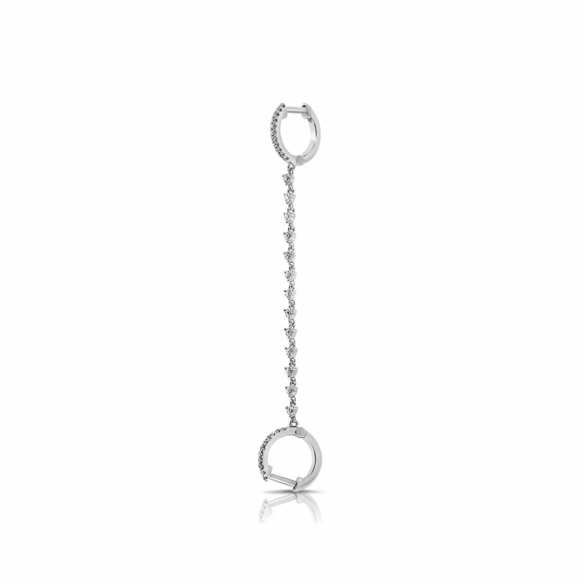 London Collection 14K Diamond Handcuff Single Earring Clearance