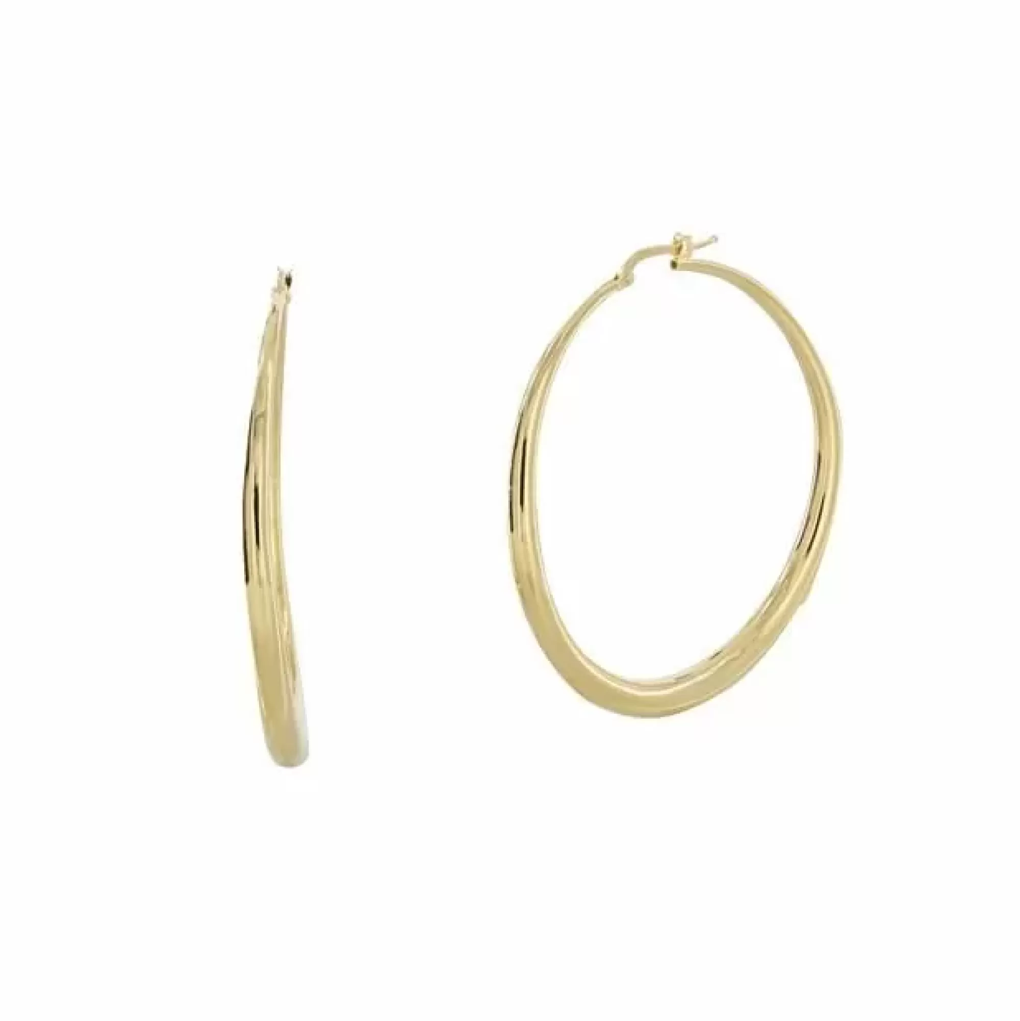 * London Collection 14K Yellow Gold Graduated Hoop Earrings Outlet