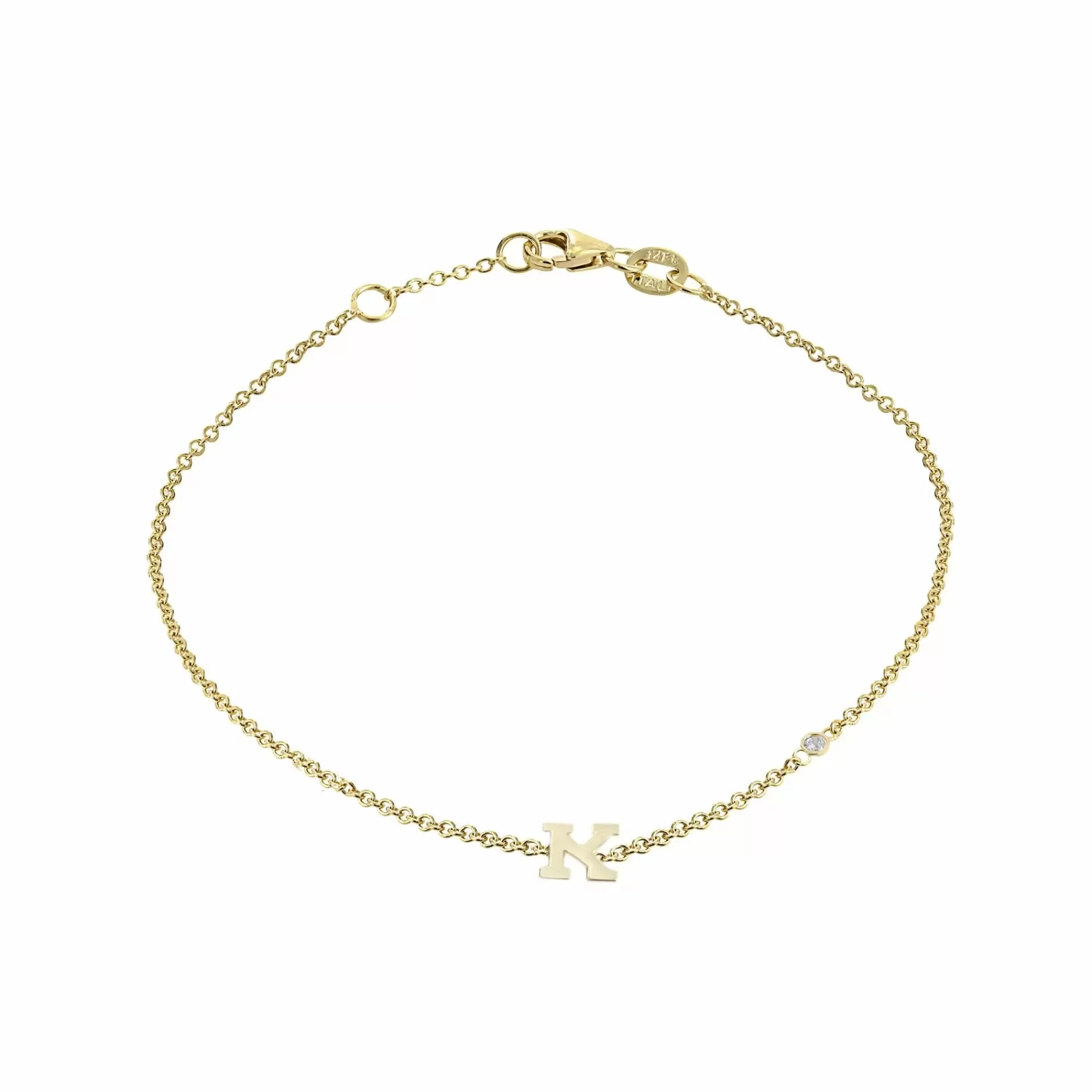 * London Collection 14K Yellow Gold Initial Cheap