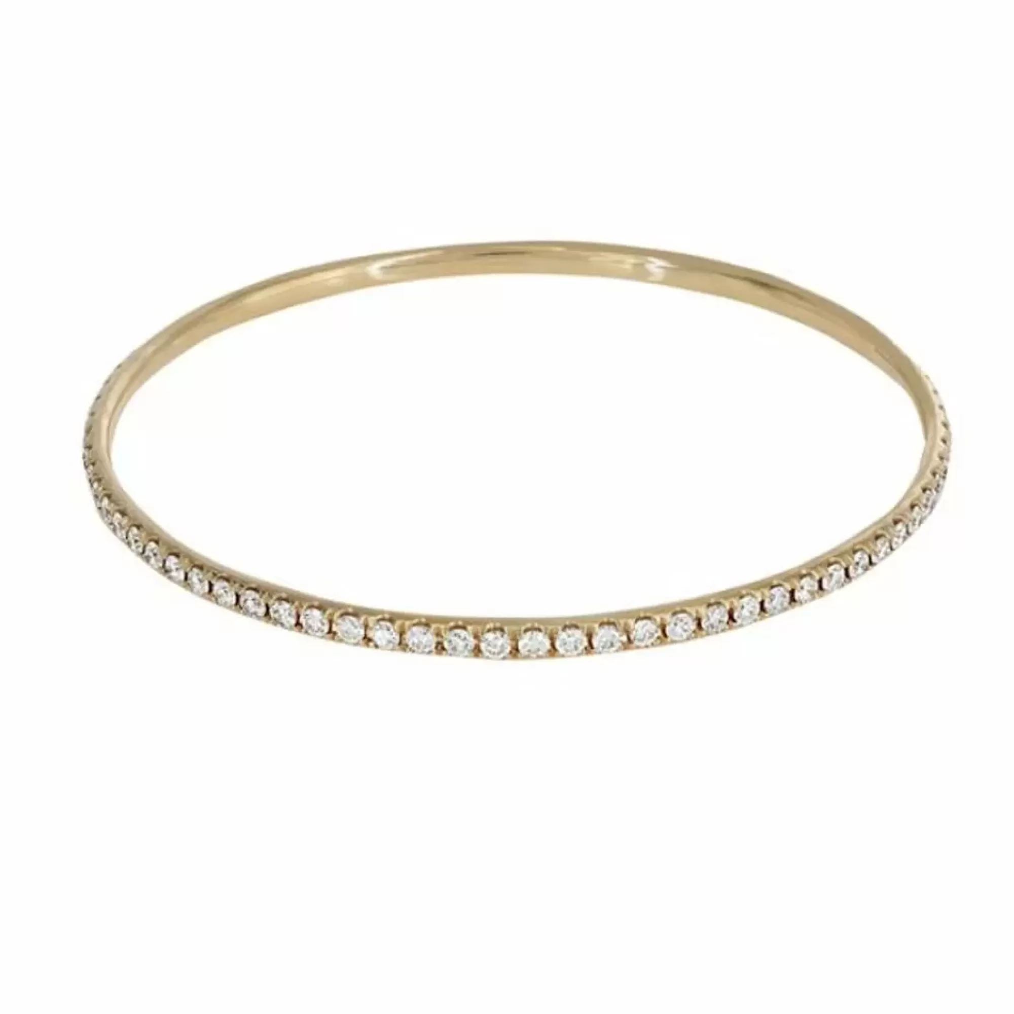 * London Collection Rose Gold Hinged Eternity Bangle Bracelet Sale