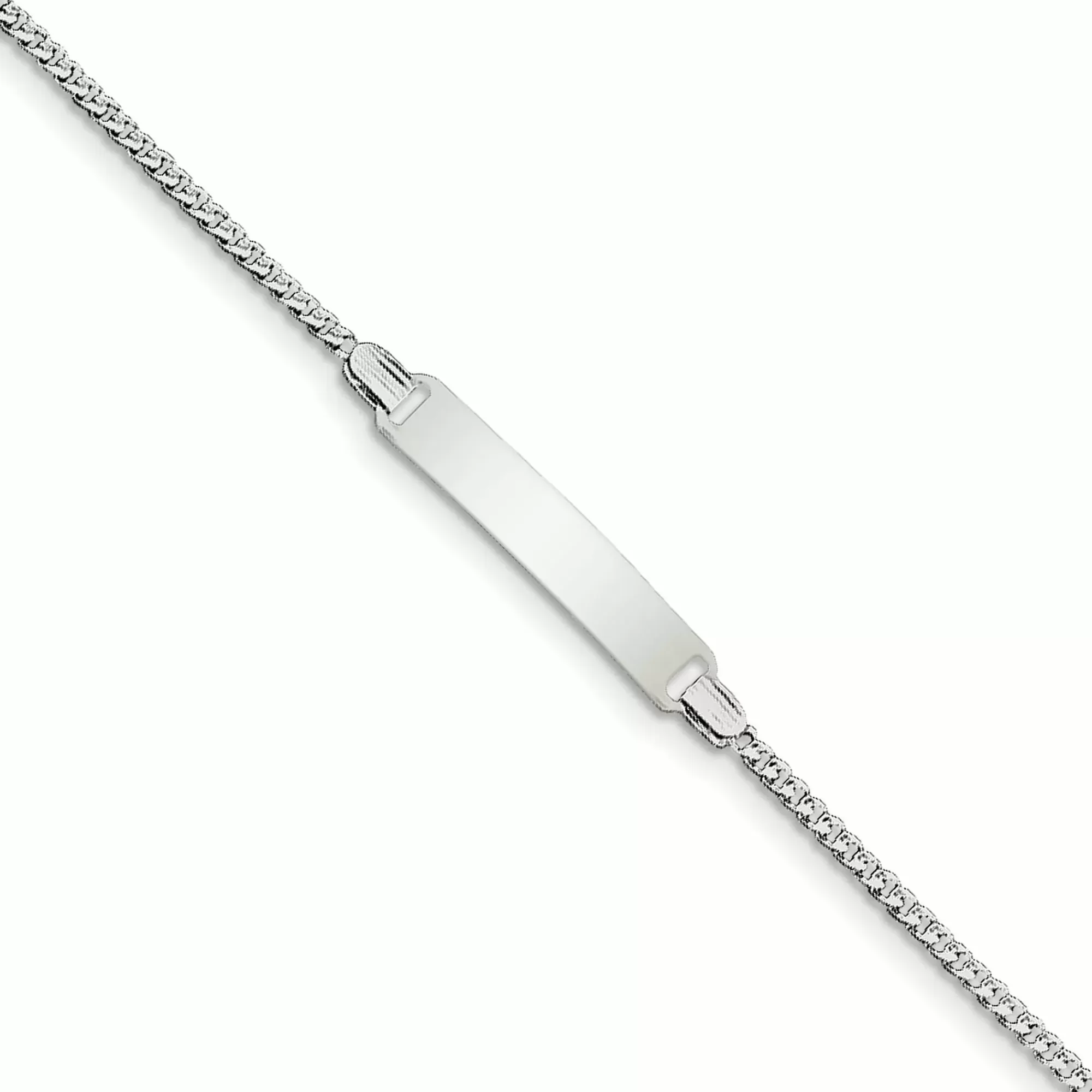 London Collection Sterling Silver Baby I.D. Bracelet Sale