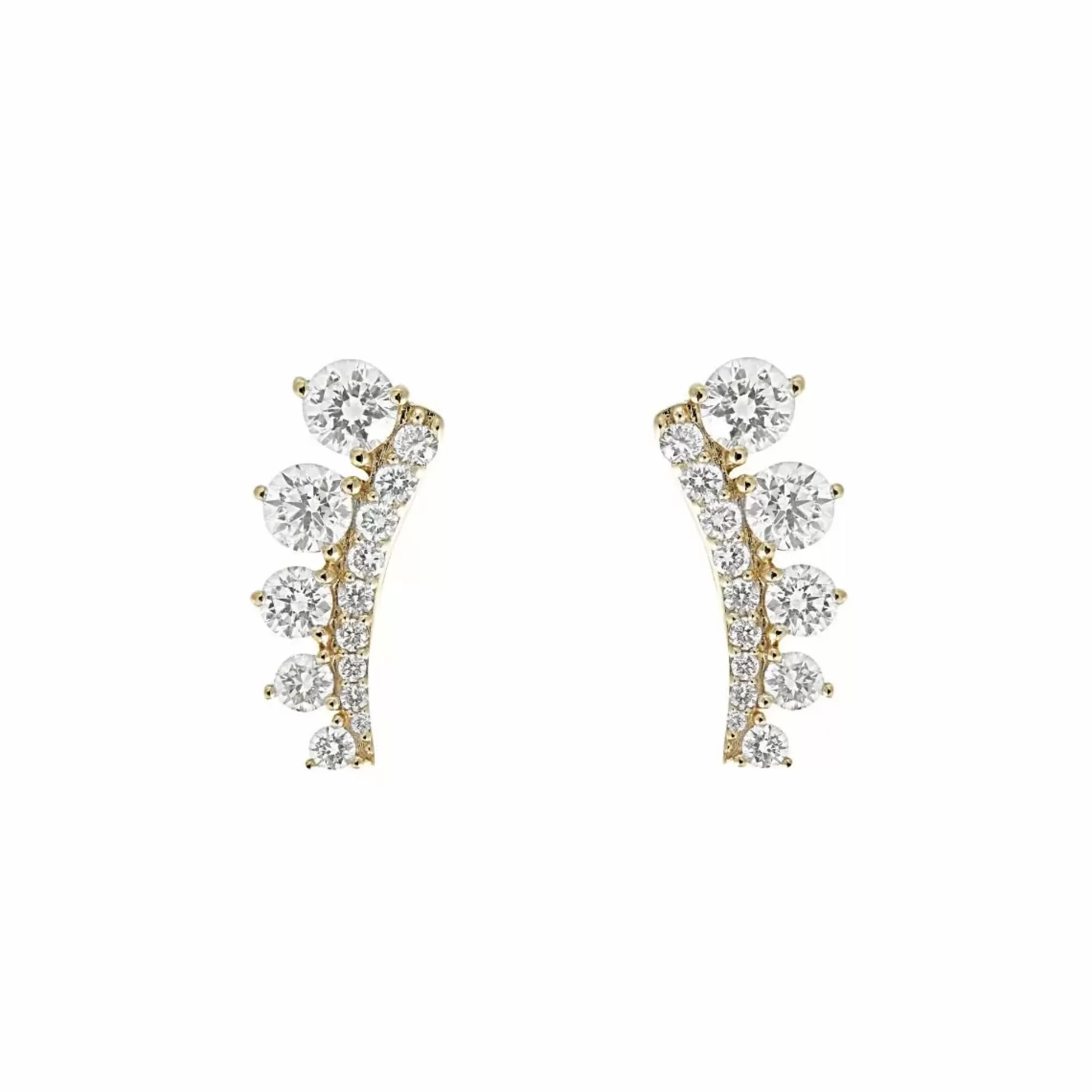 London Collection Yellow Gold Diamond Ear Crawlers Store