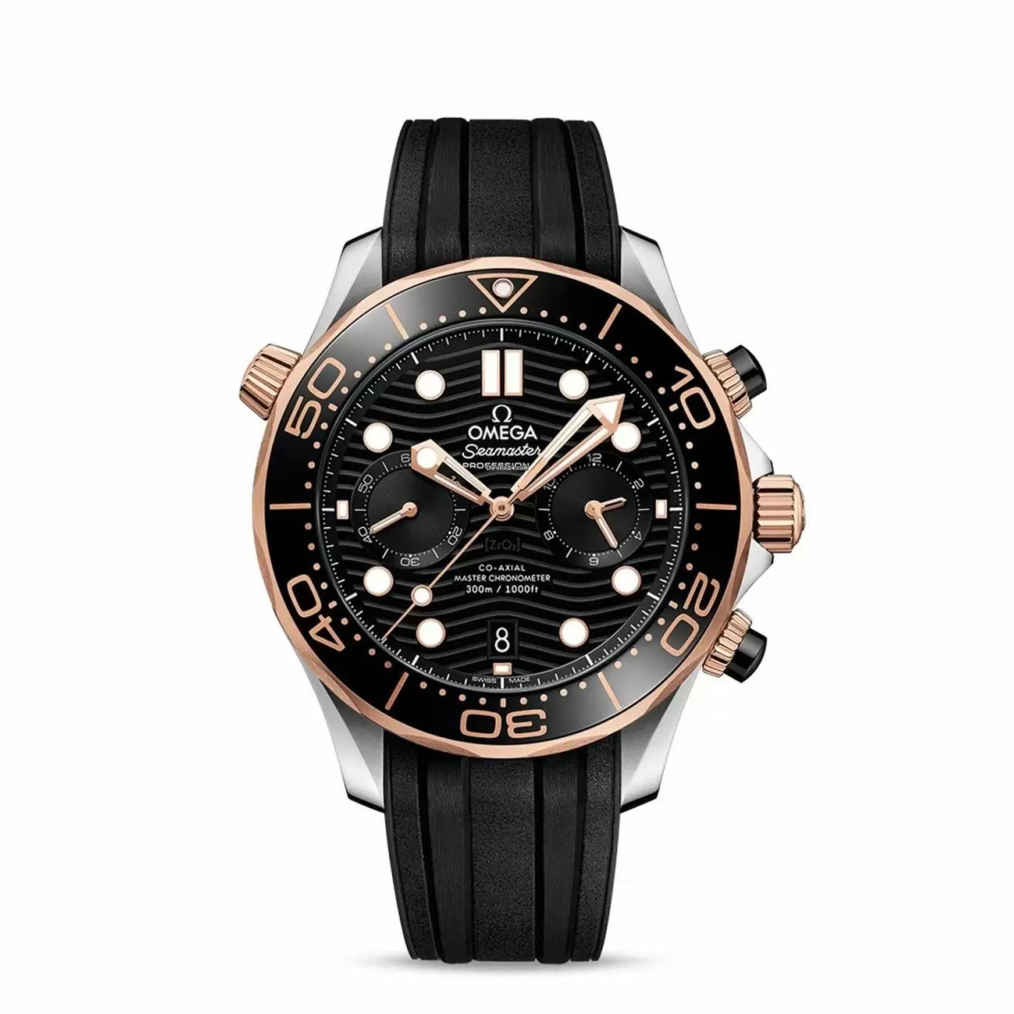 Omega Seamaster Diver 300M Stainless Steel And 18K Sedna Gold 44Mm Automatic Cheap