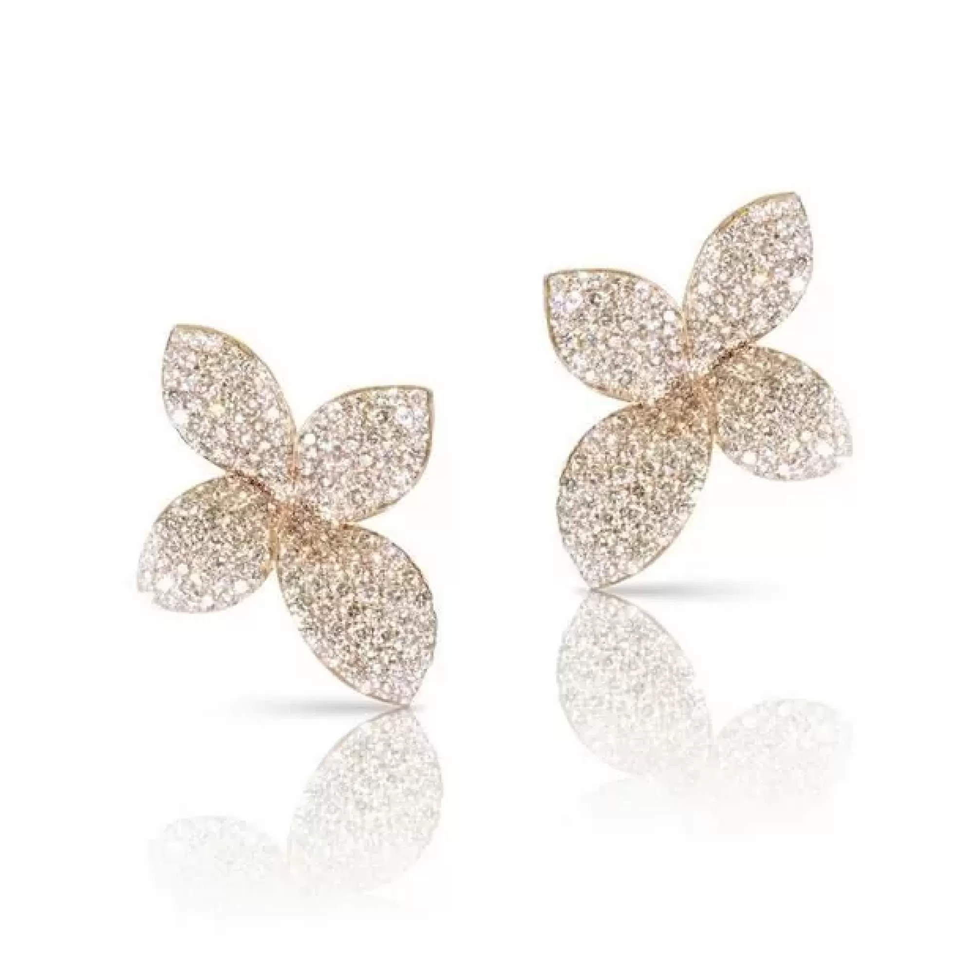 Pasquale Bruni Giardini Segreti 18K Rose Gold And Diamond Earrings Sale