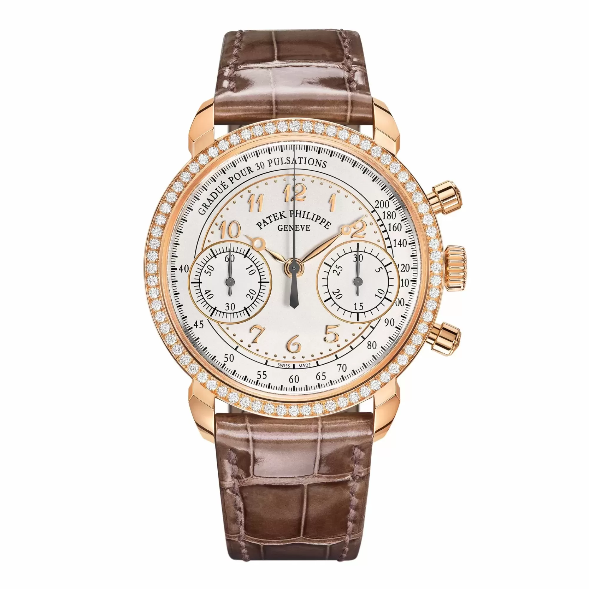 Patek Philippe Complications 18K Rose Gold Chronograph 7150/250R-001 Cheap