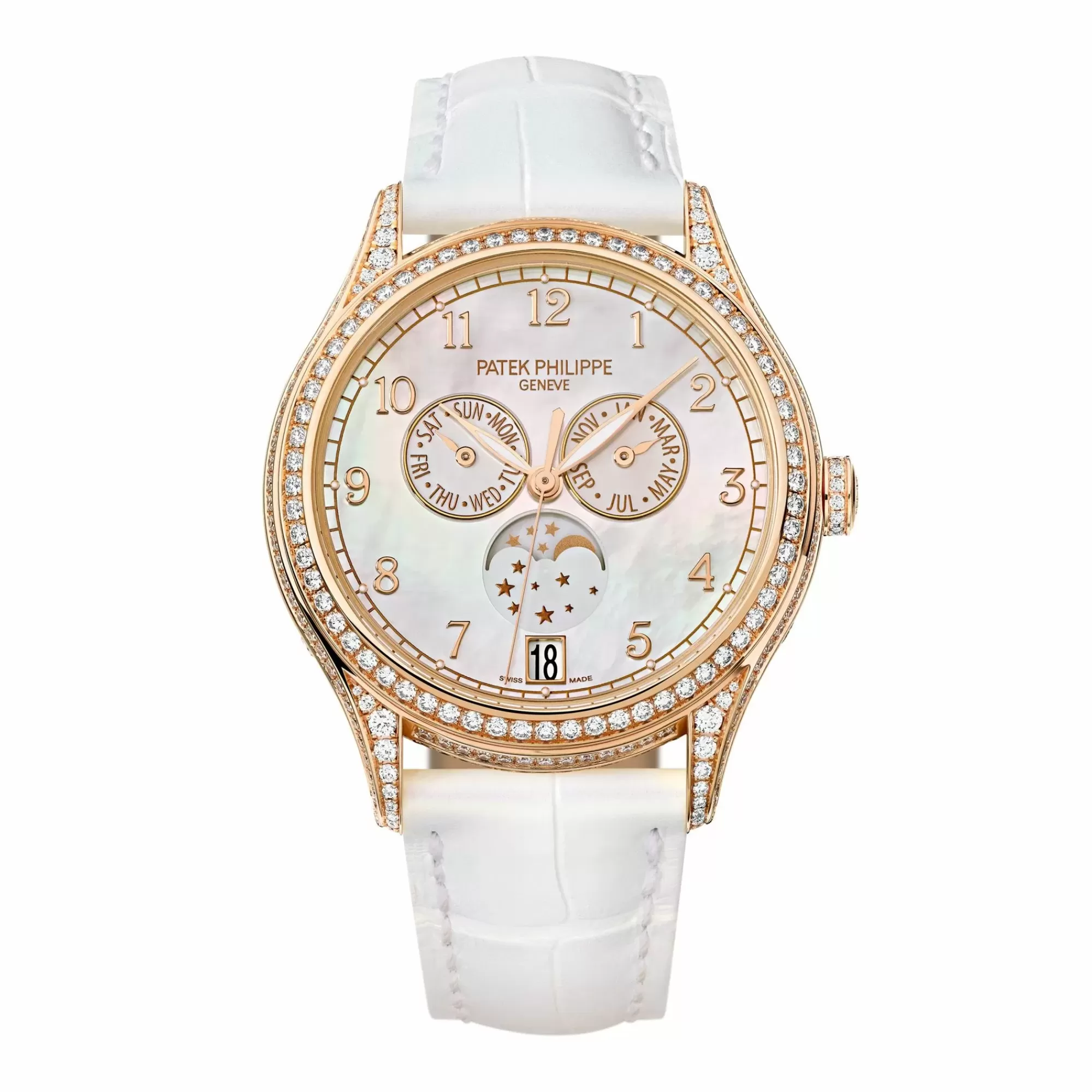 Patek Philippe Complications 18K Rose Gold Diamond Annual Calendar 4948R-001 Clearance