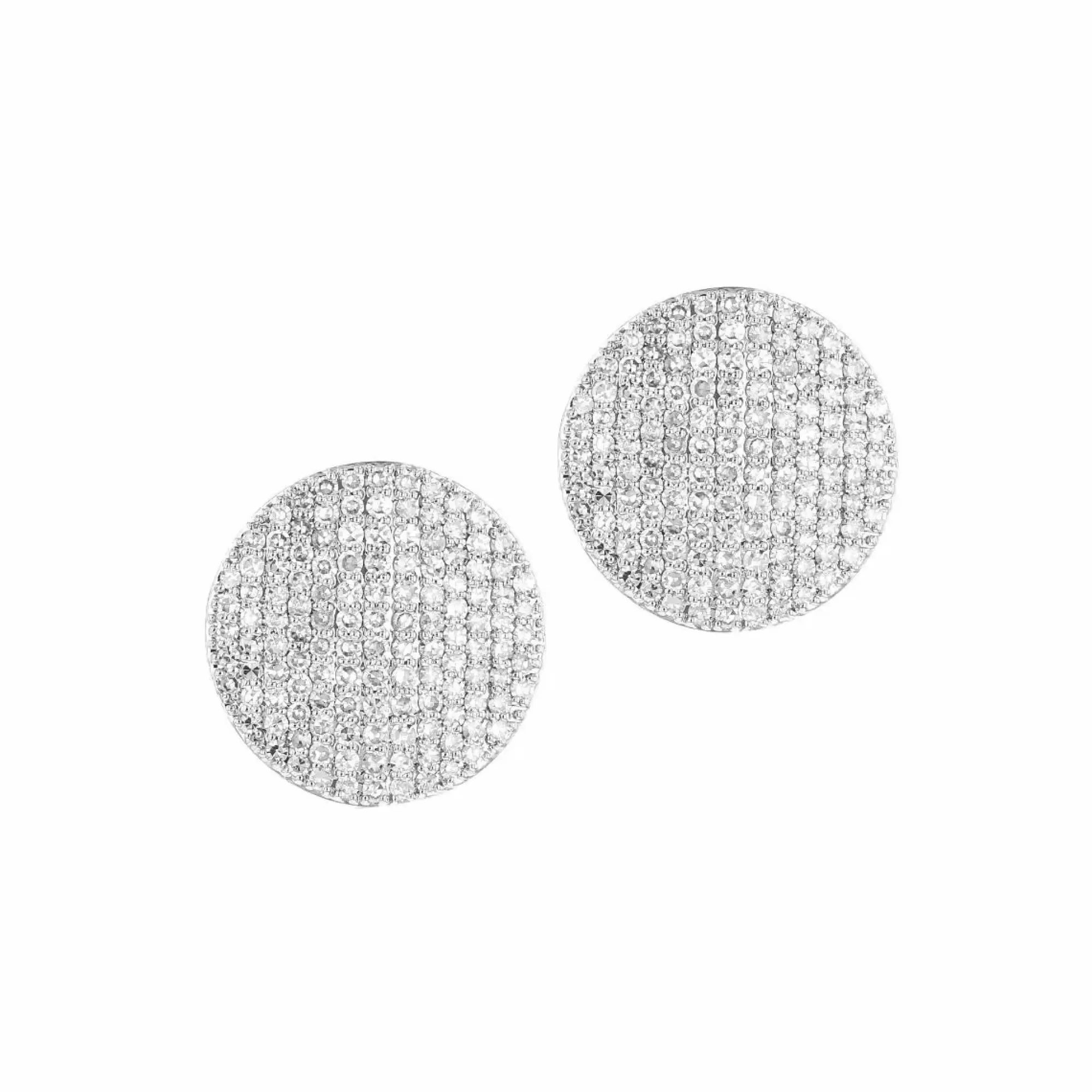 Phillips House 14K Yellow Gold Diamond Large Infinity Stud Earrings Fashion
