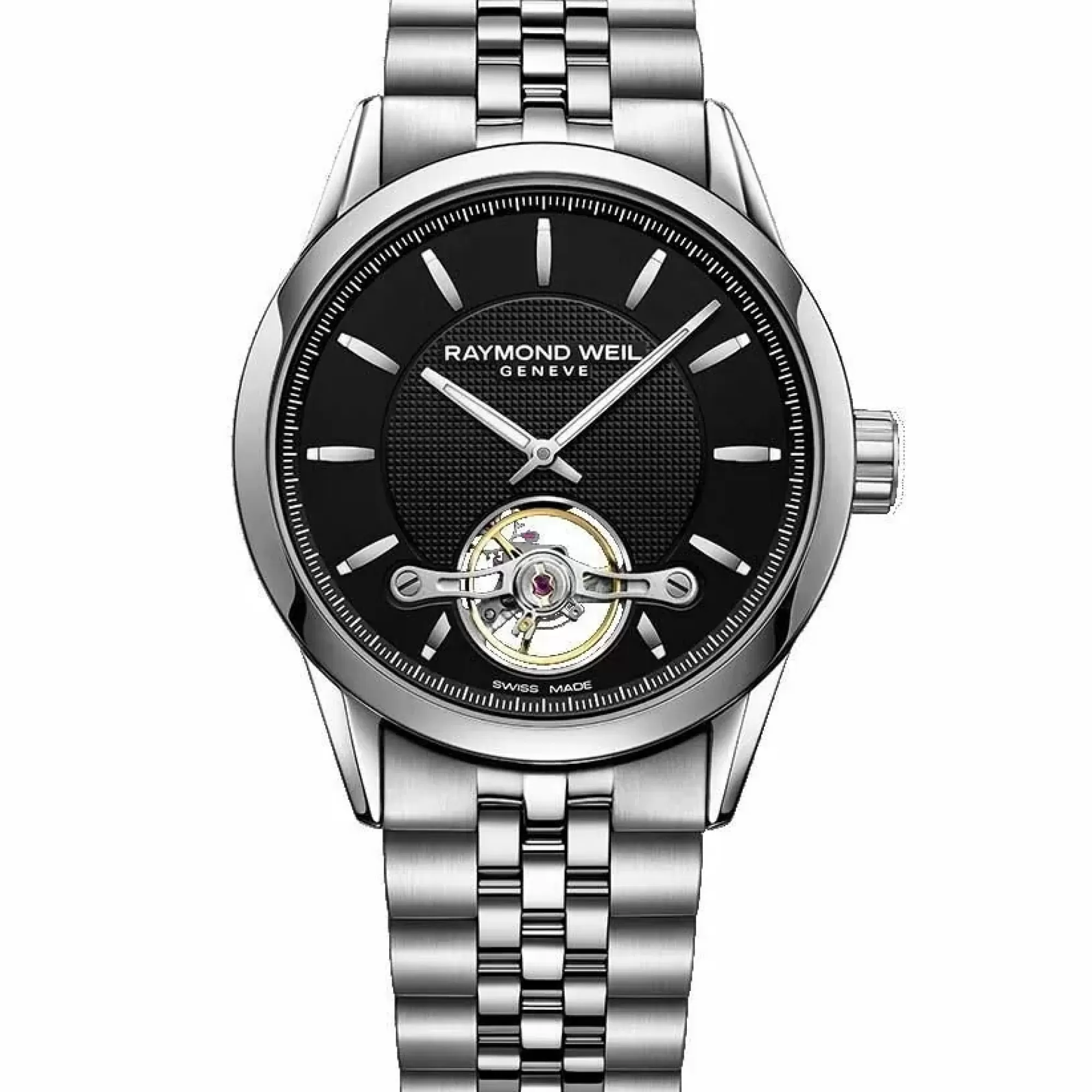 Raymond Weil Freelancer Open Balance Black Automatic Best Sale