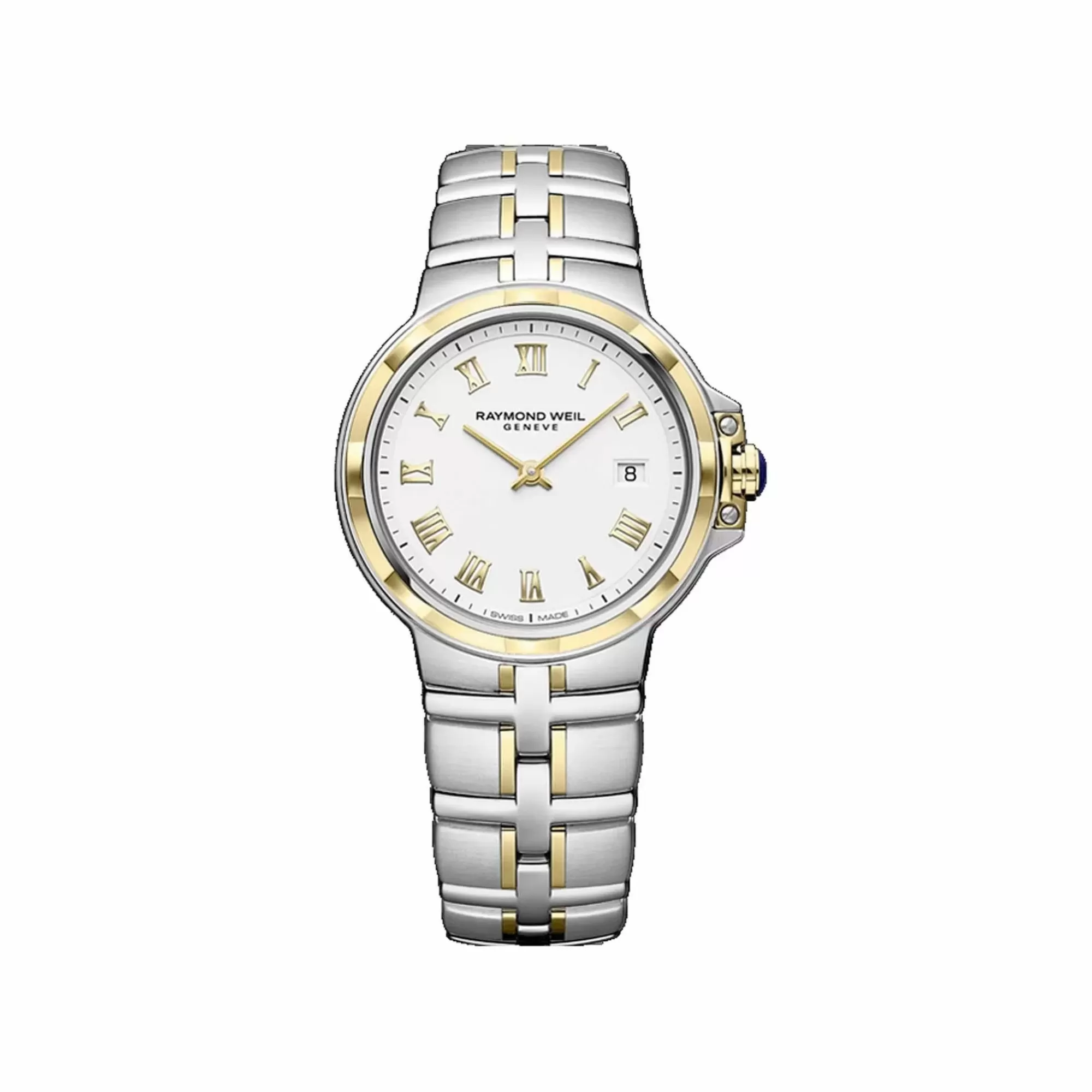 Raymond Weil Parsifal White Dial Two Tone Ladies Hot