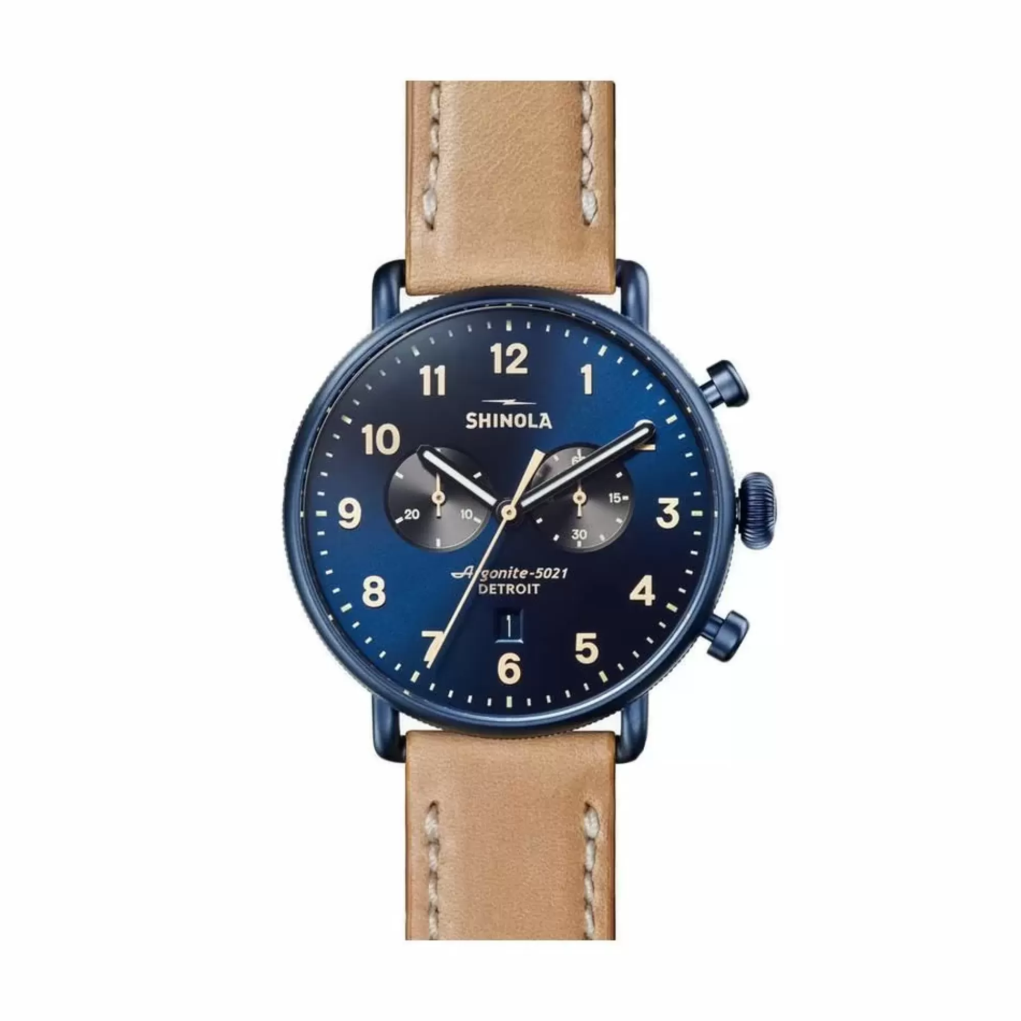 Shinola Canfield 2 Eye Chronograph 43Mm Steel Online