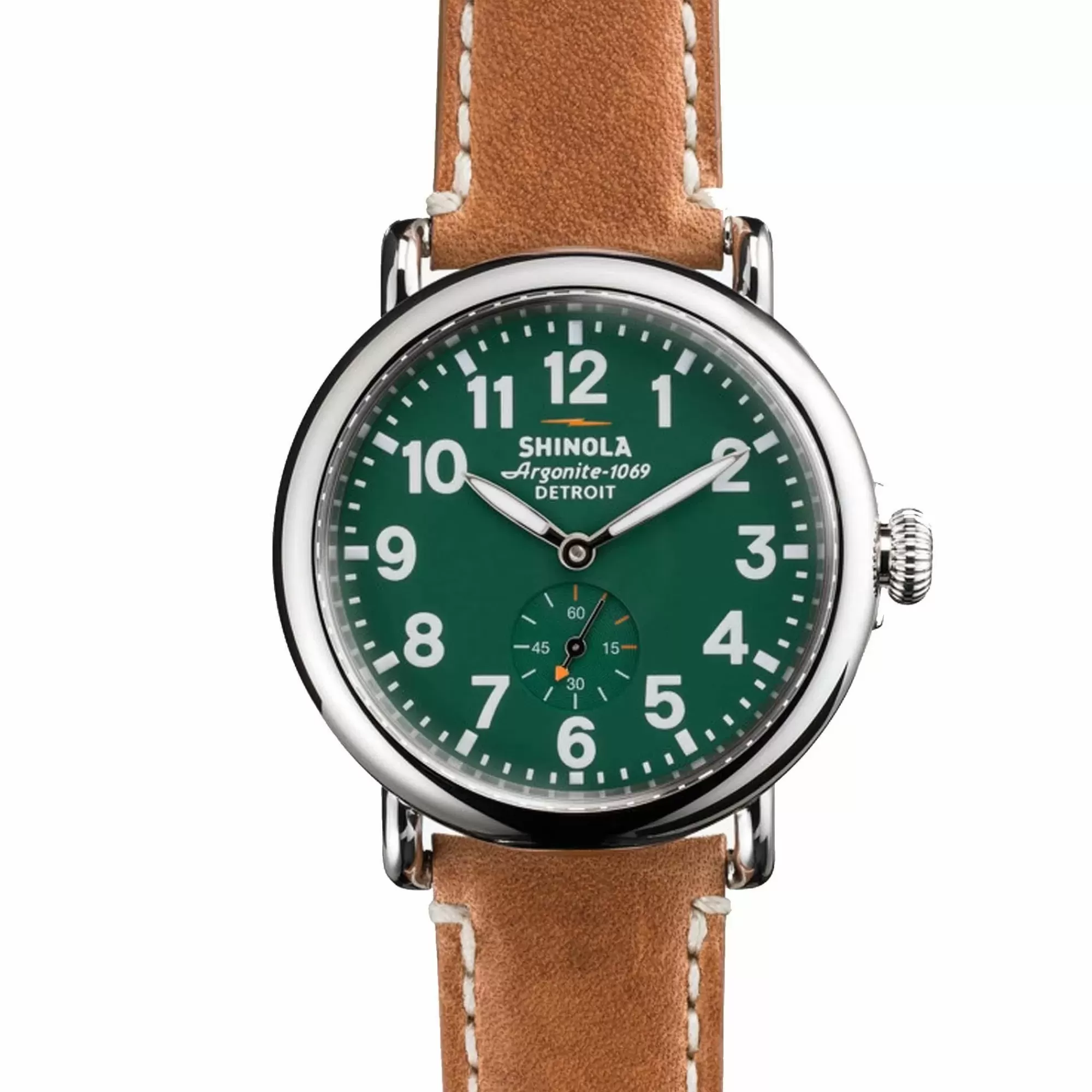 Shinola Runwell 41Mm, Brown Leather Strap Outlet