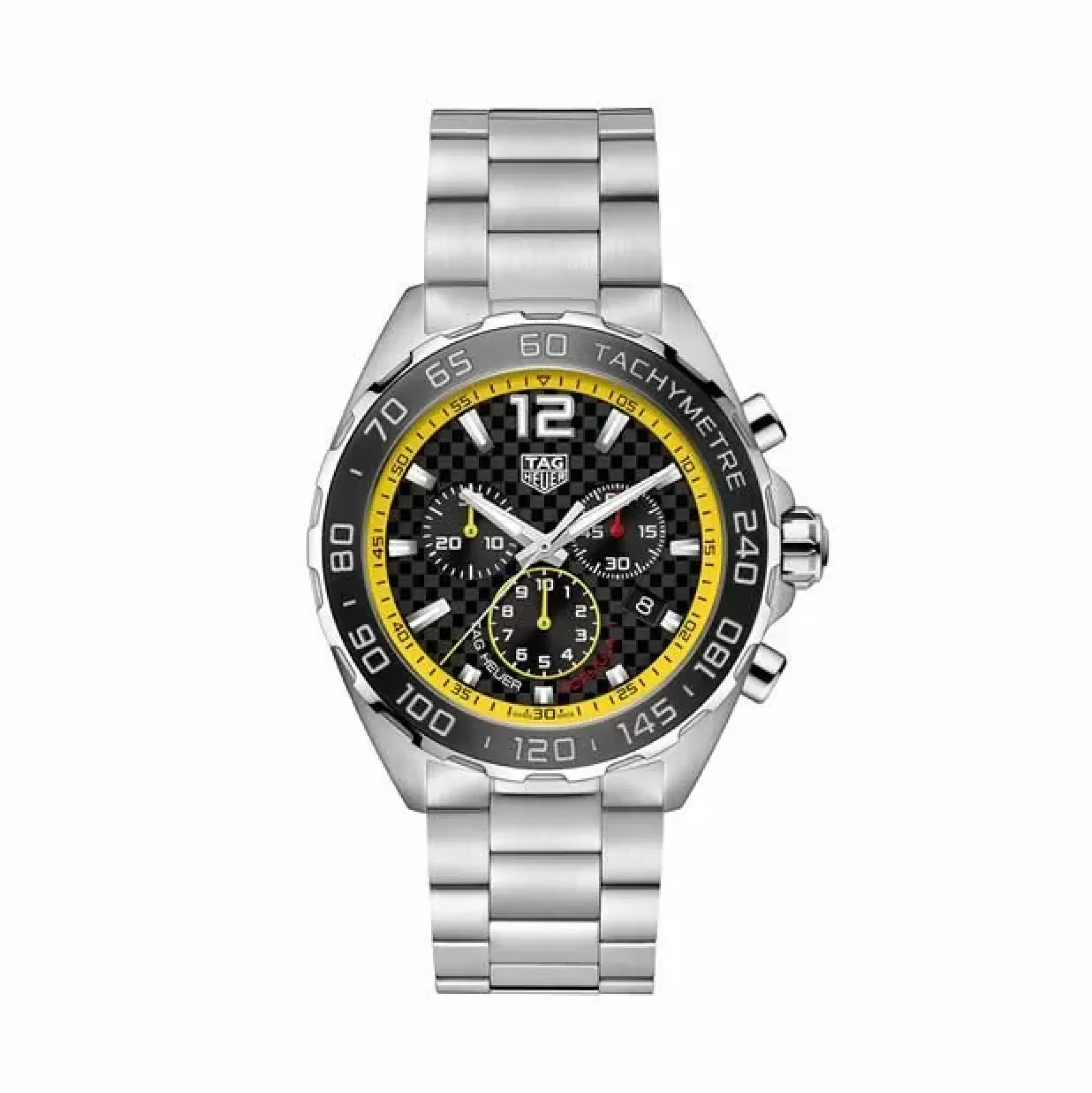 Tag Heuer Formula 1 Chronograph Black And Yellow 43Mm Quartz Best
