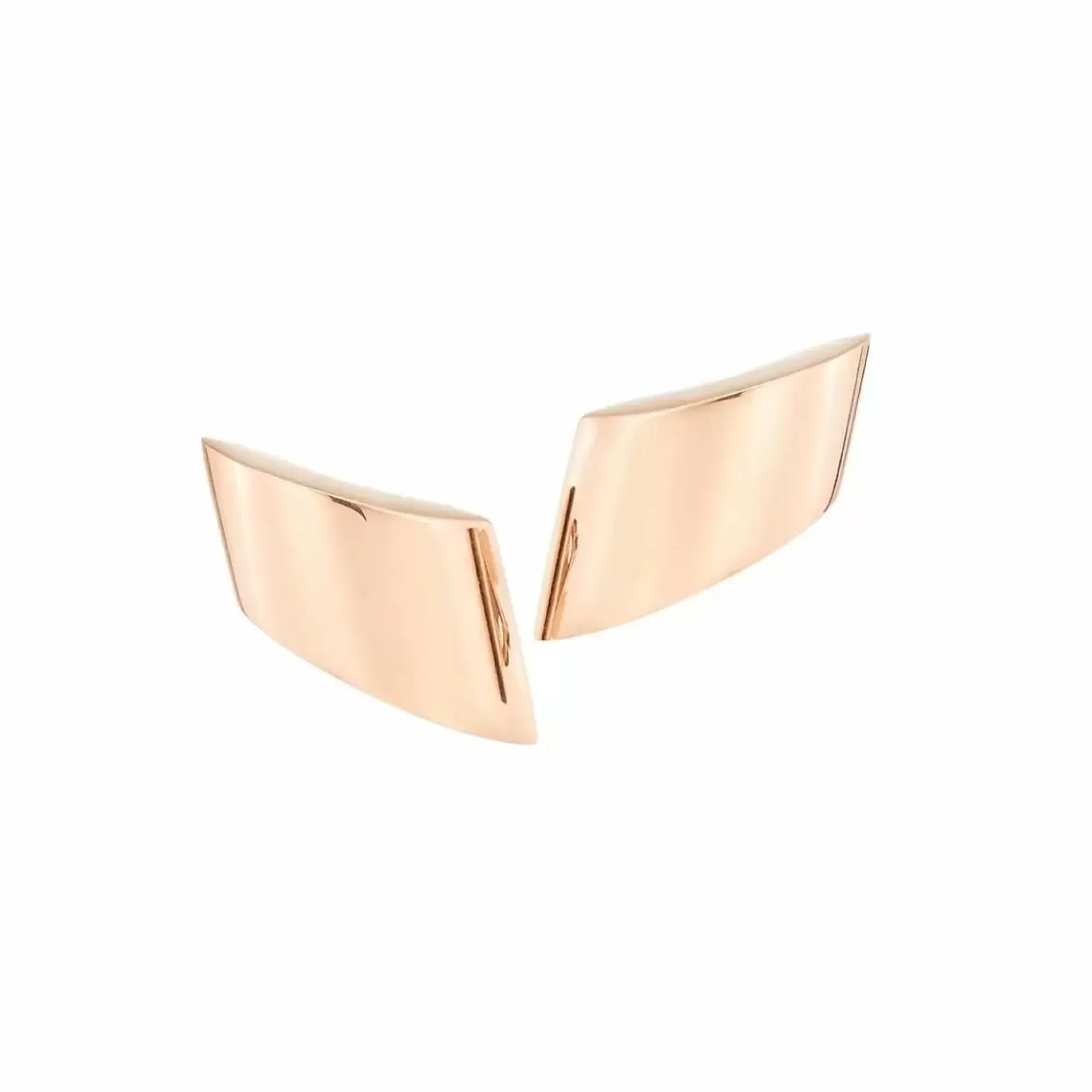 Vhernier Vague Medio 18K Rose Gold Earclips Clearance