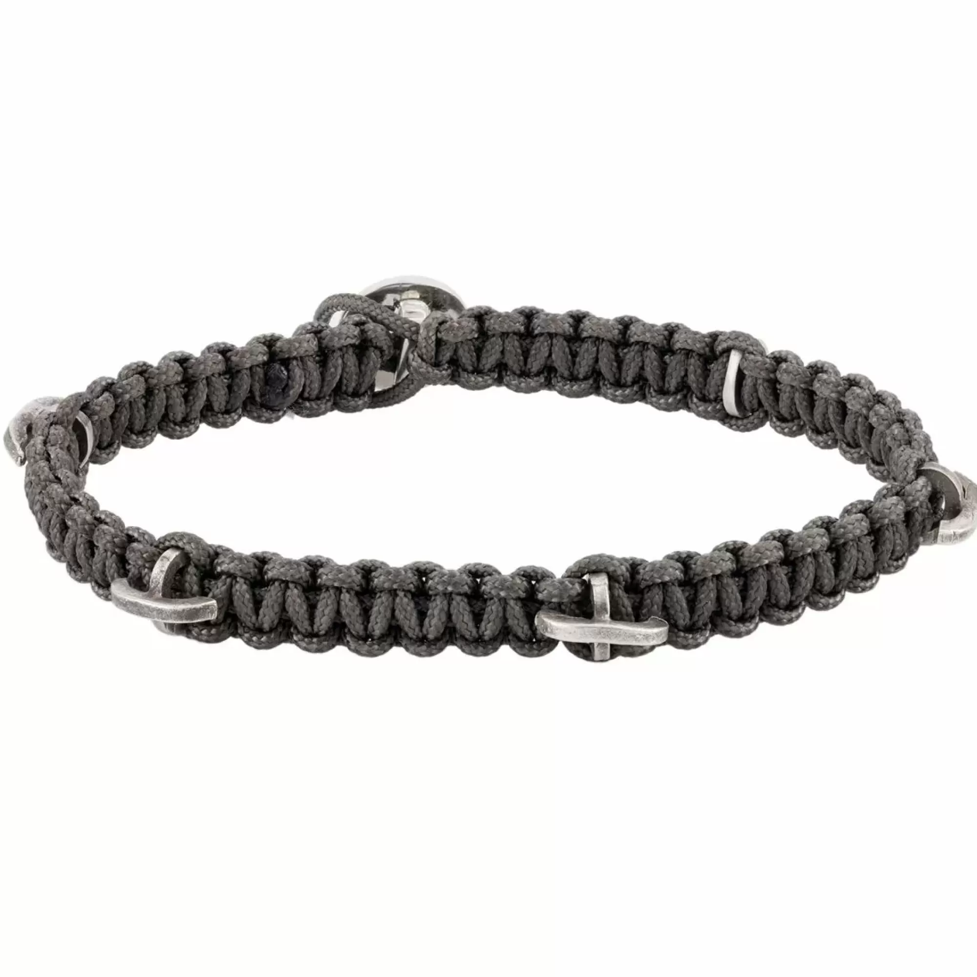 Zadeh New York La Barra Small Cross Grey Bracelet Flash Sale